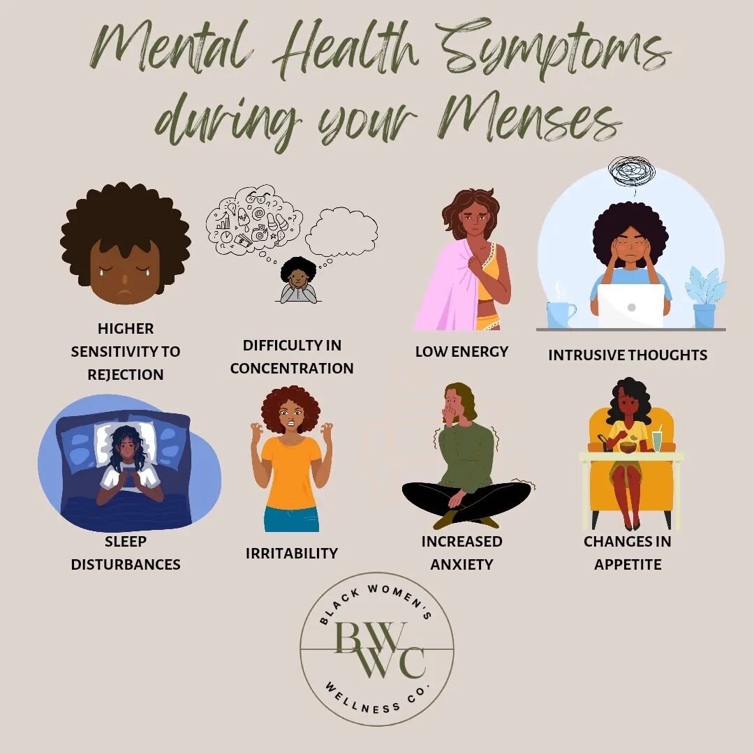 Due to hormonal fluctuations, many individuals experience changes in their mood, energy, and thoughts throughout their menstrual cycle, especially during their menses. Symptoms can range from minimal to severe, potentially impacting their ability to 