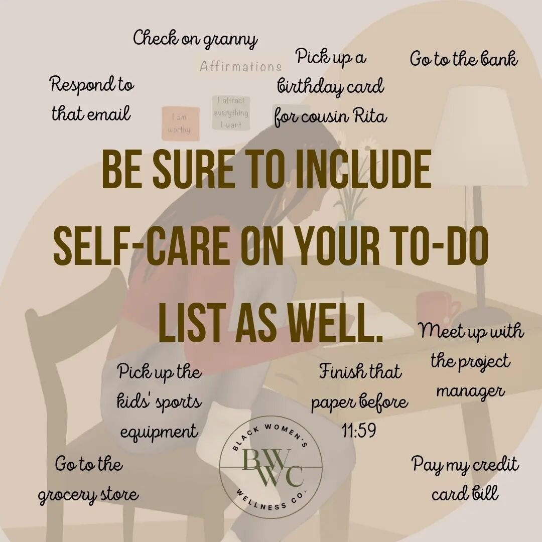 Check that box and repeat! May it be taking a nature walk, finally meeting up with your girlfriends, or just taking a quick nap between now and going to the grocery store. Once you get it within your routine, it won't feel right to just skip it. MAKE