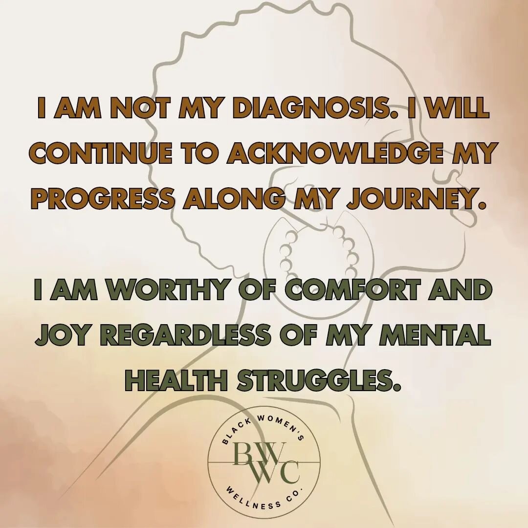 Your mental health condition does not define you.

Happy Friday!