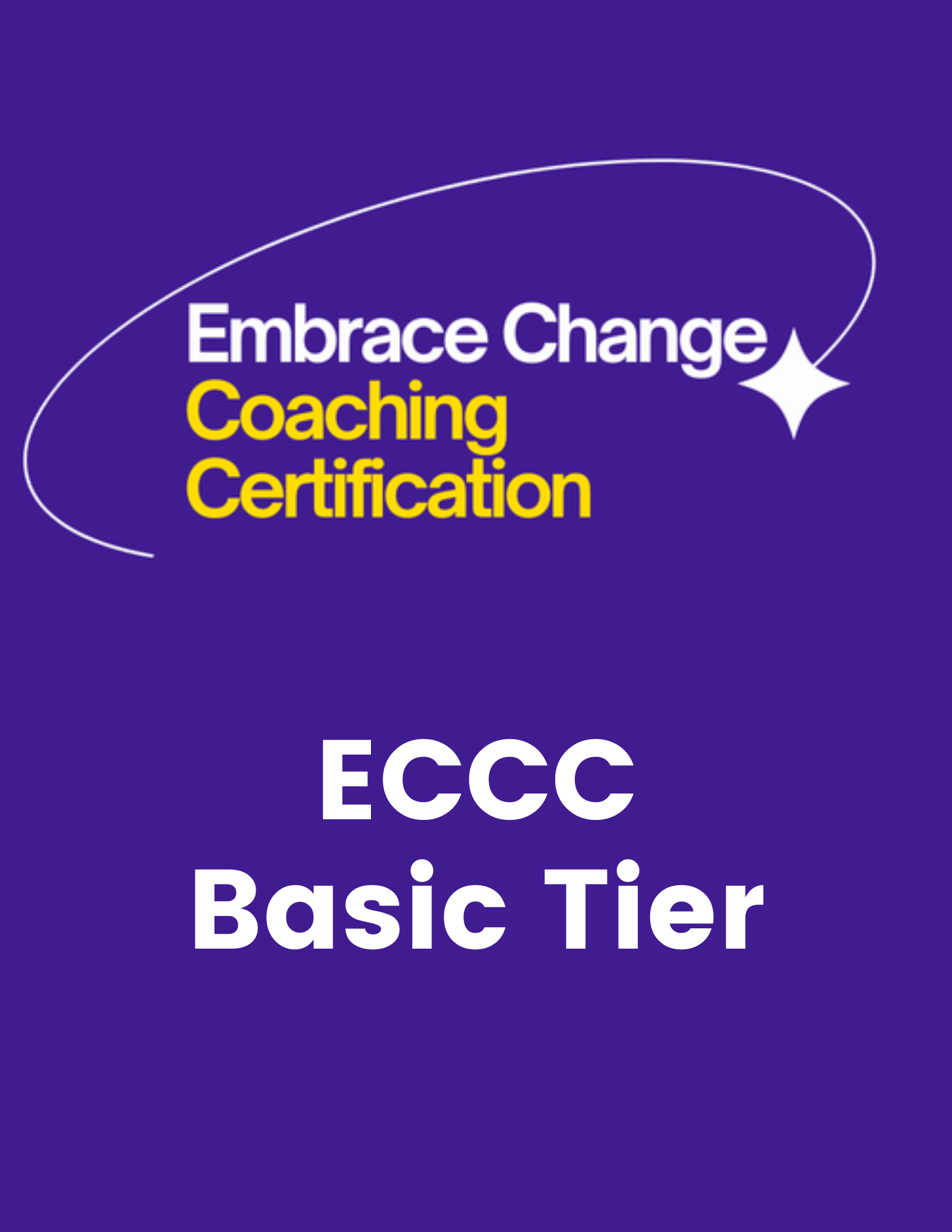 Embrace Change Coaching Certification program (ECCC) Basic Tier