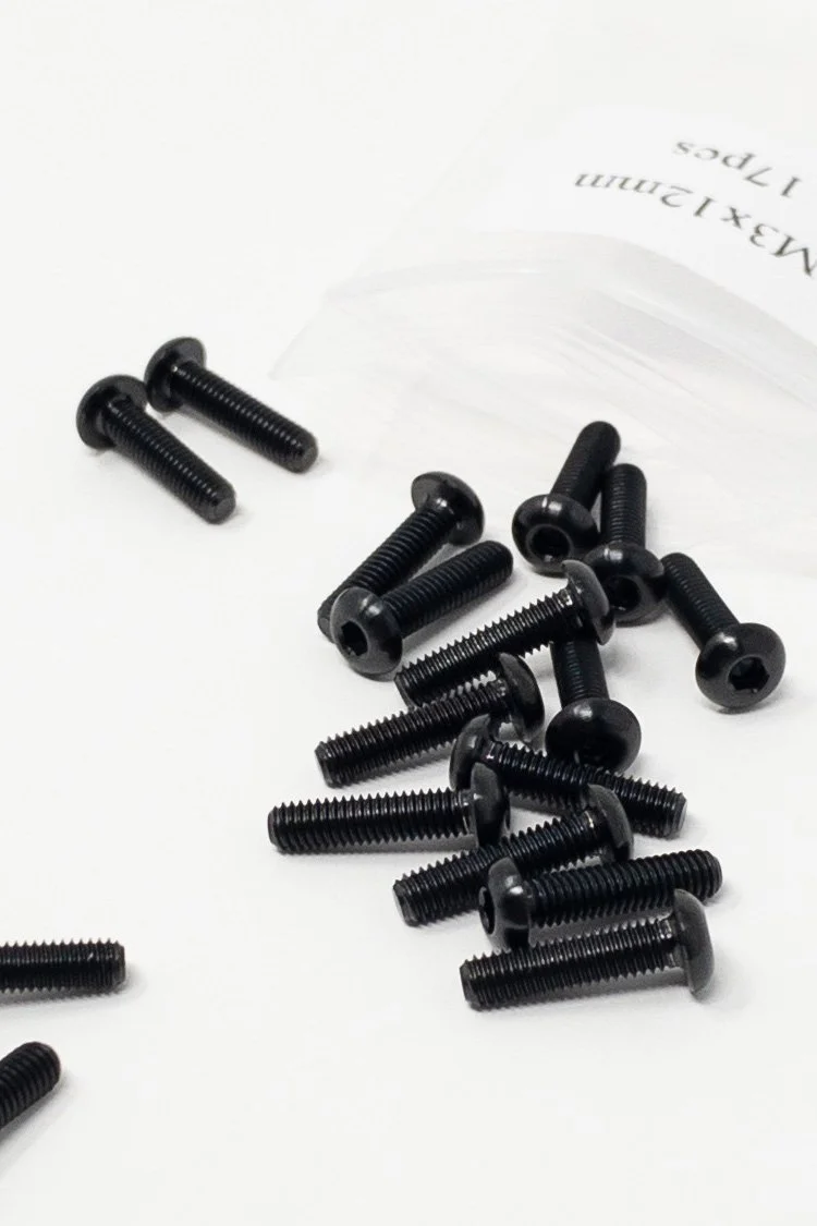 TEAM LOSI RACING M3 X 12mm Button Head Screws - 10 Pack TLR5904 Replacement Parts