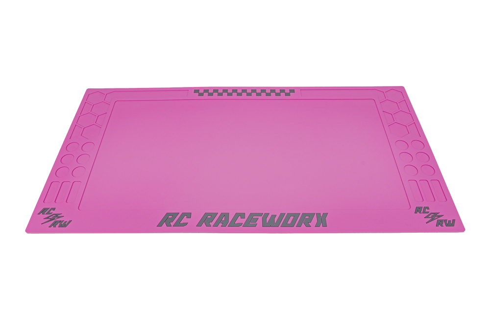 RC Raceworx Worx Pit Mat in Pink and Black — RC Raceworx