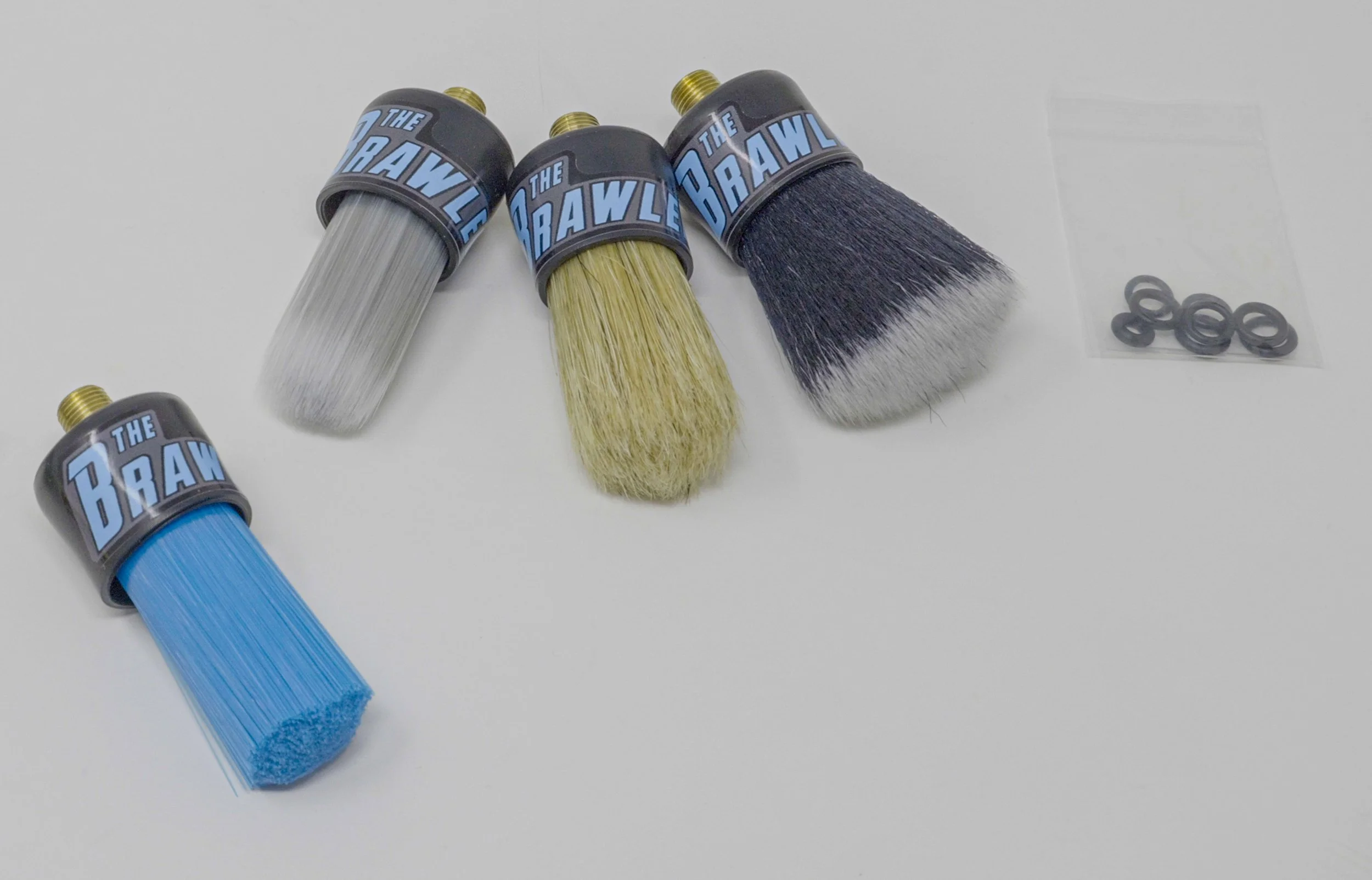 RC Raceworx Brawler Prep Brush - 4 Brush Set