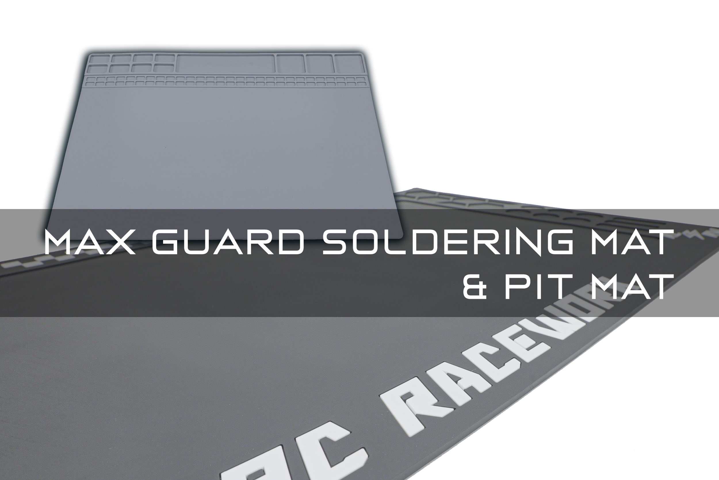 TrackPack - RC Raceworx Worx Pit Mat - Black and White