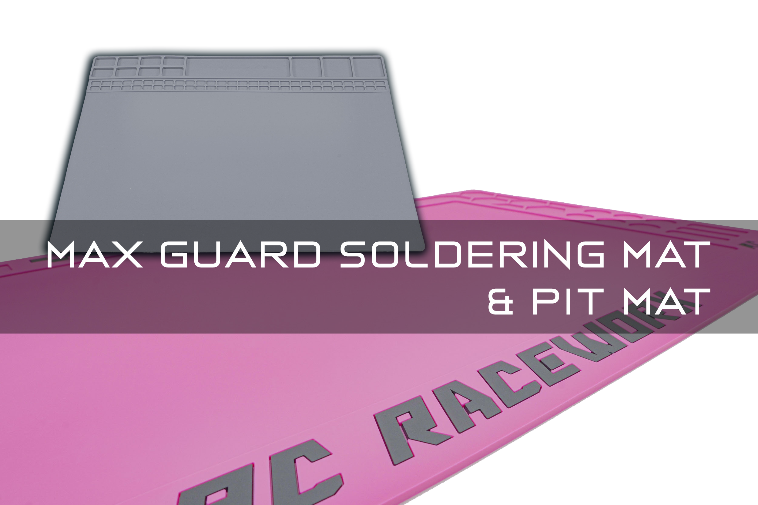 TrackPack - RC Raceworx Worx Pit Mat - Pink and Black