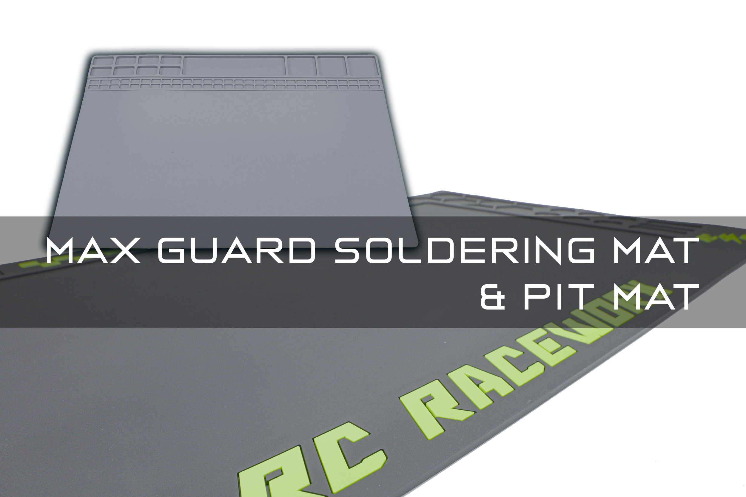 TrackPack - RC Raceworx Worx Pit Mat - Black and Green
