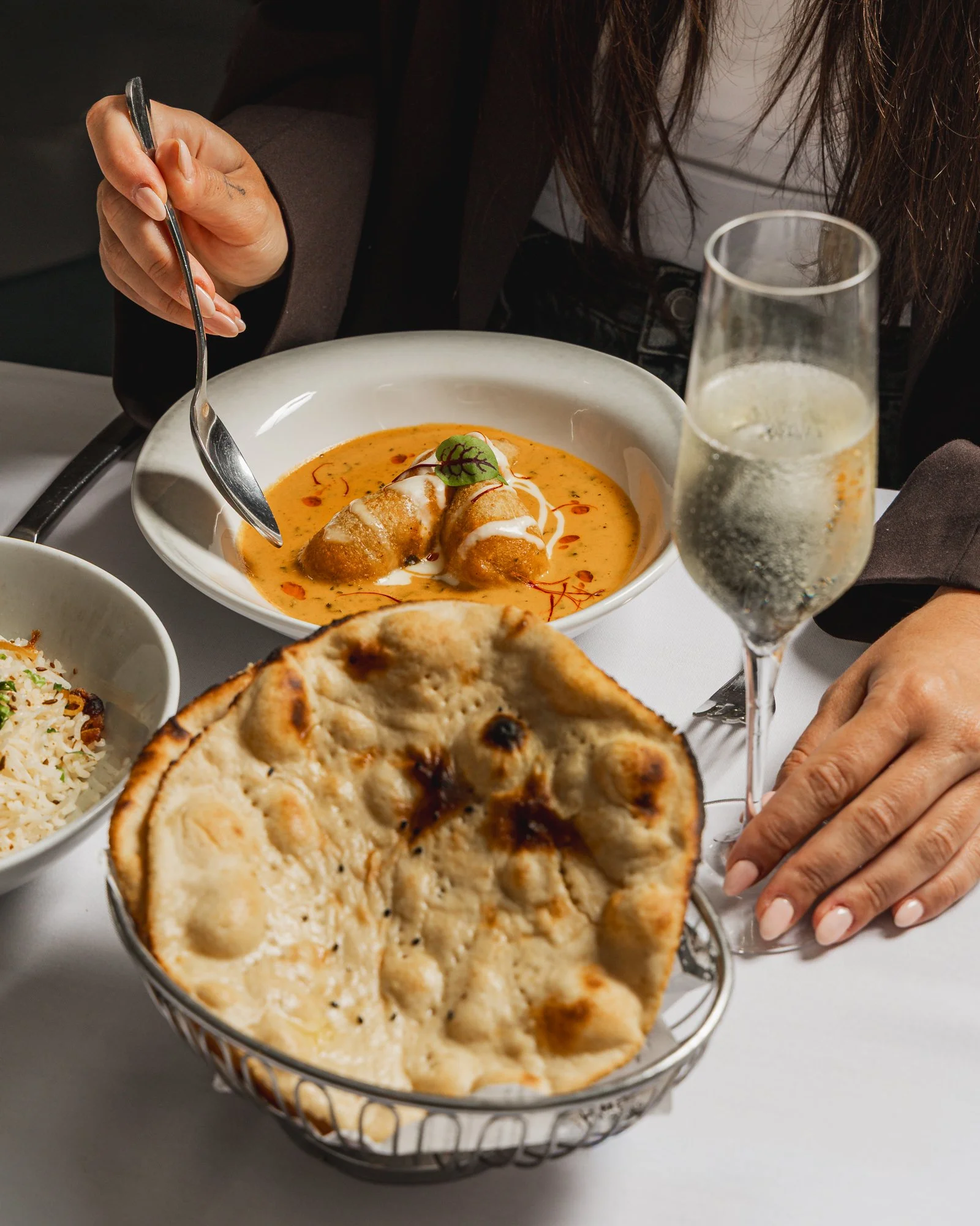 Vegan Indian curry at Delhi ‘O’ Delhi Newtown
