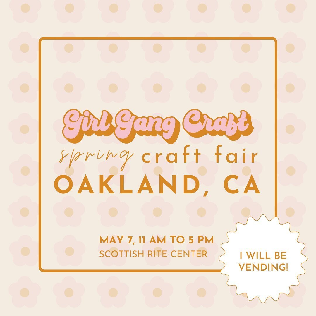 I&rsquo;ll be vending at GGC in Oakland! I&rsquo;m working on new items like cute scrunchies with charms and lots of cute new jewelry! I hope to see you in a few weeks!