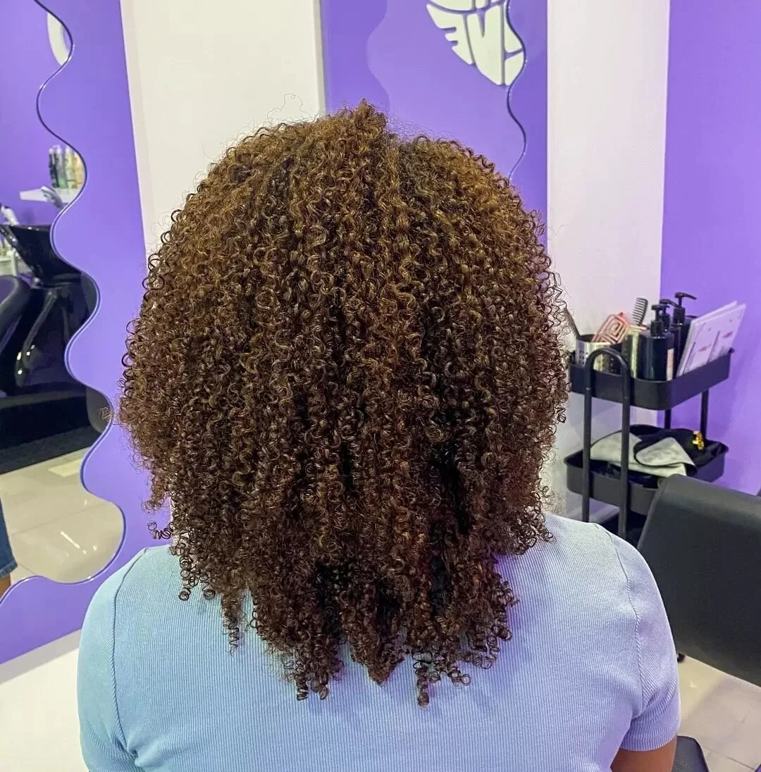 AFRO COLOR SOLIDO 💜