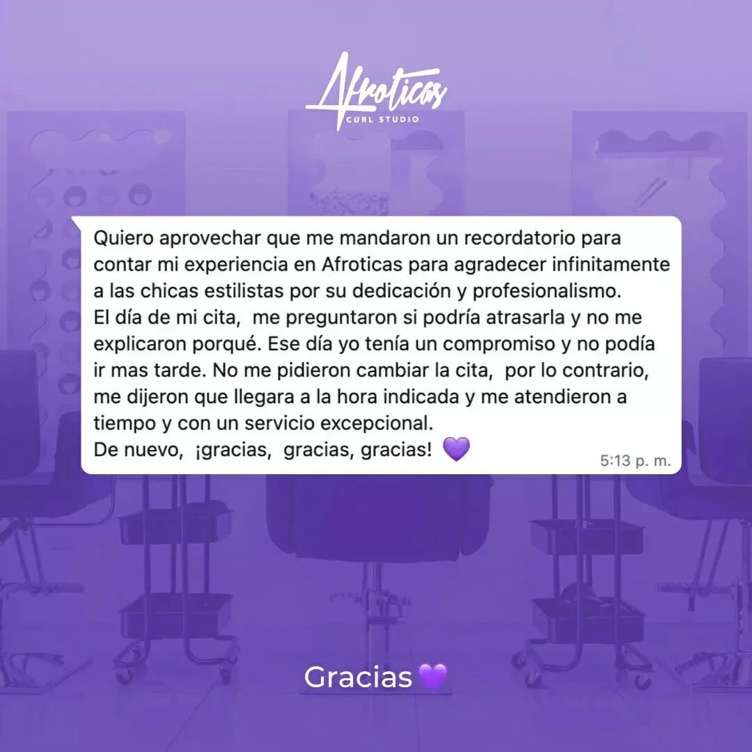 Tu opini&oacute;n es muy importante para nosotras, agradecemos todos los mensajes de retroalimentaci&oacute;n que nos dejan luego de visitarnos, sin duda muchos nos llenan de orgullo y tambi&eacute;n nos ayudan a mejorar cada d&iacute;a m&aacute;s. &