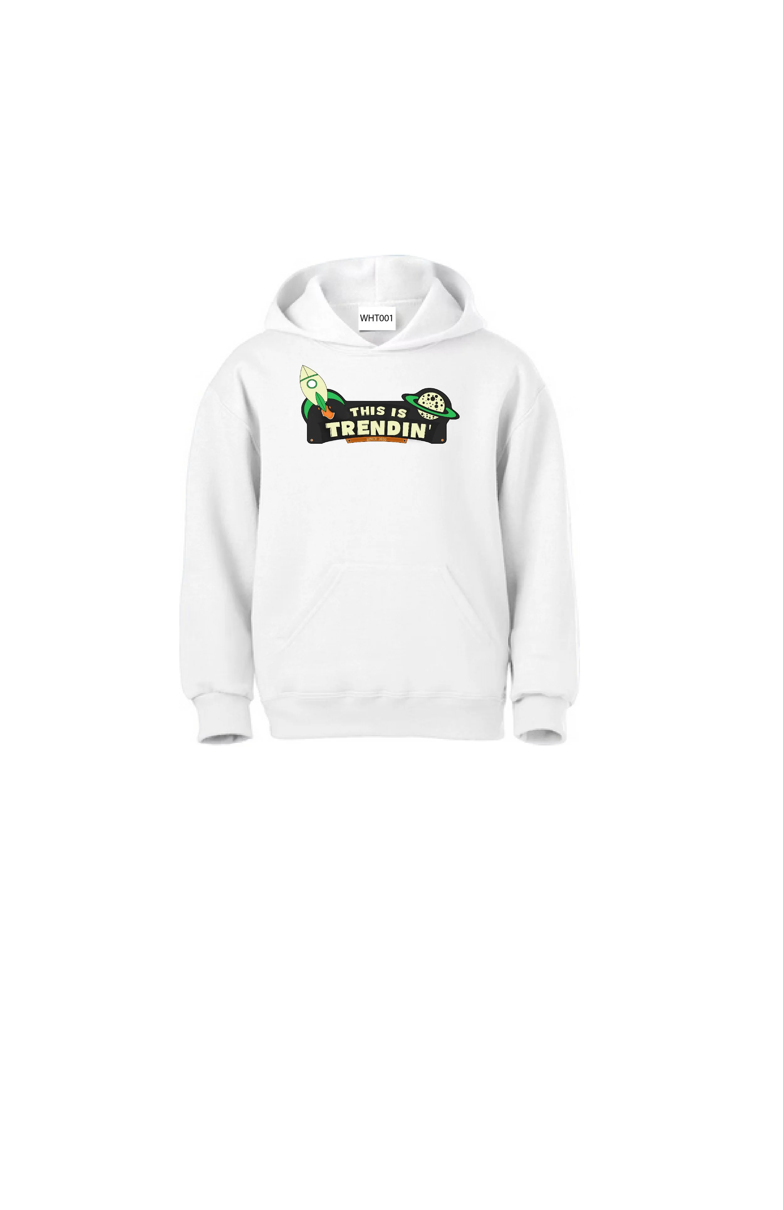 White Trendin' Hoodie