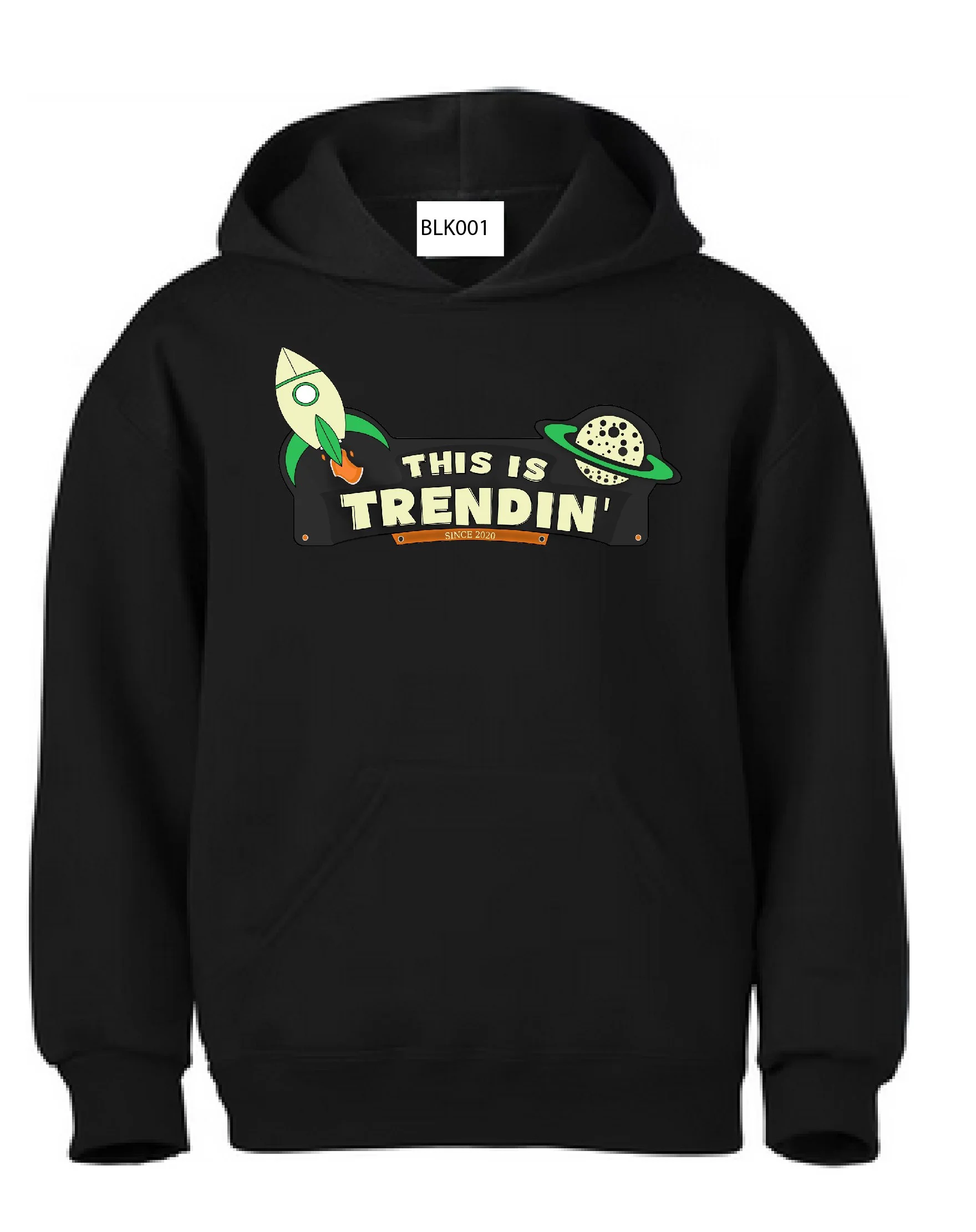 Black Trendin' Hoodie