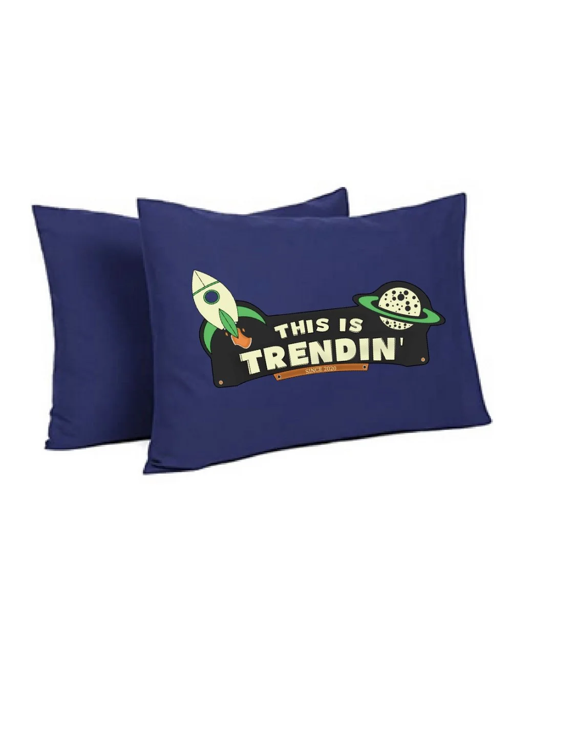 Navy Blue Pillow (Travel/Toddler size)