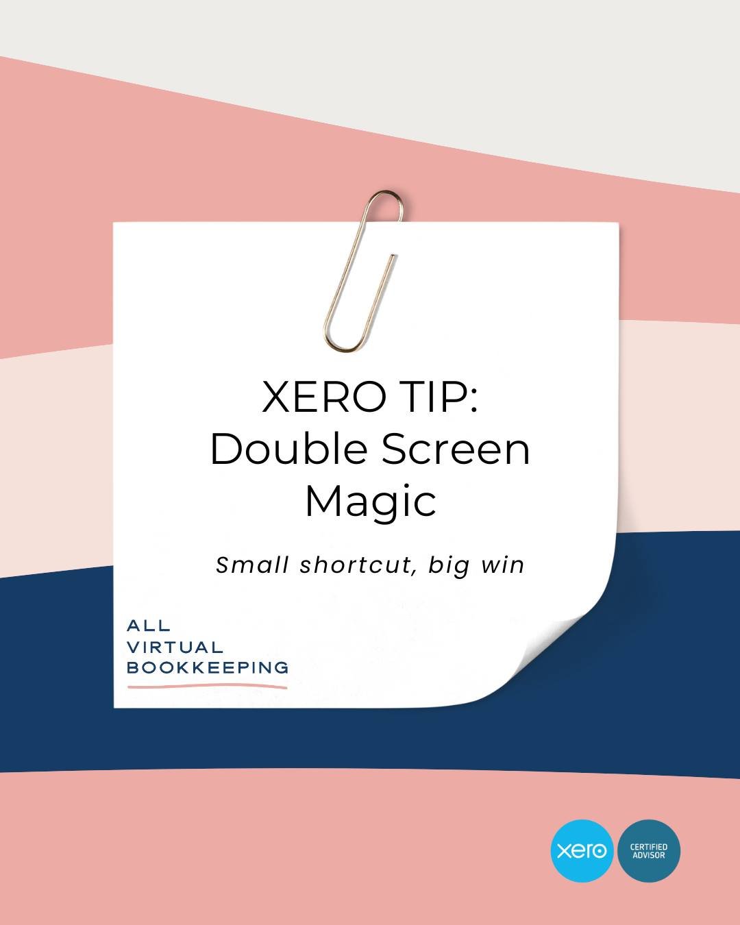 Xero Tip: Double Screen Magic!
Ever been deep in the Bills to Pay screen, ready to smash through some admin&hellip; and then you need to open a bill to check something? You click. It loads. And boom&mdash;your original list is gone. 😩

Here&rsquo;s 