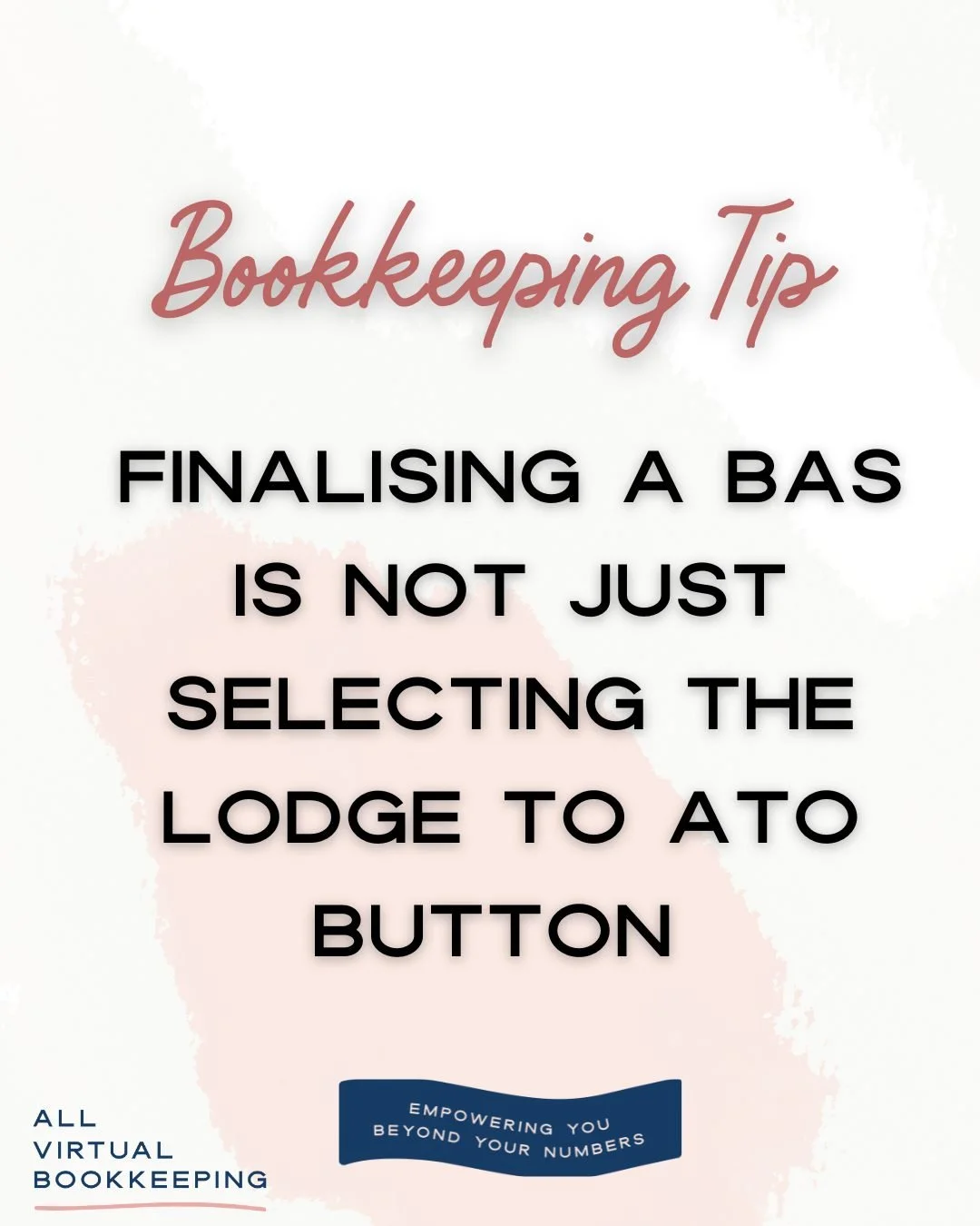 Finalising a BAS isn&rsquo;t a one-click wonder...it&rsquo;s a process of checks, reconciliations, and compliance magic. ✨ Because &lsquo;Lodge to ATO&rsquo; is the last step, not the only one.