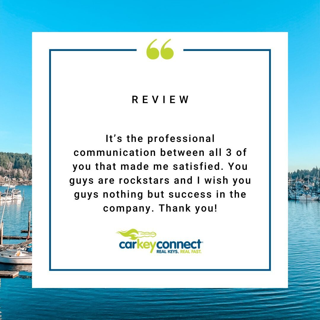 &quot;That cringe feeling when you hear that outrageous price from a dealership vs Car Key Connect for a set of new keys.🔑

From talking to Nick that got me booked very quickly around my tight schedule to Carter calling me to let me know there was a