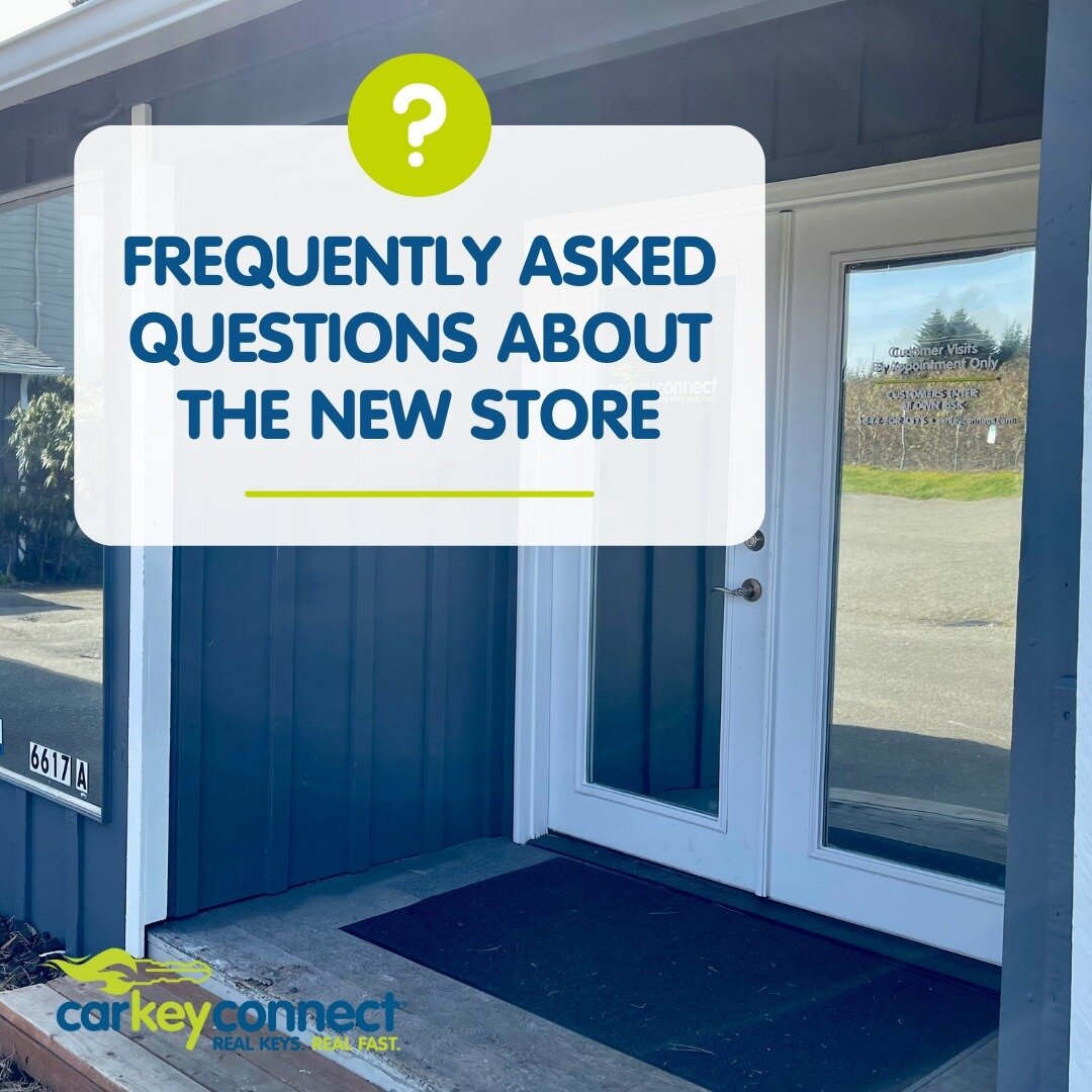 Let's answer some frequently asked questions about the new store!🤔

Q: Where are you located?
A: 6617 38th Ave, Unit A, Gig Harbor, WA 98335

Q: What are your hours?
A: 8:30 - 5:30 Monday through Thursday and 8:30 - 5 on Friday

Q: Do you accept wal