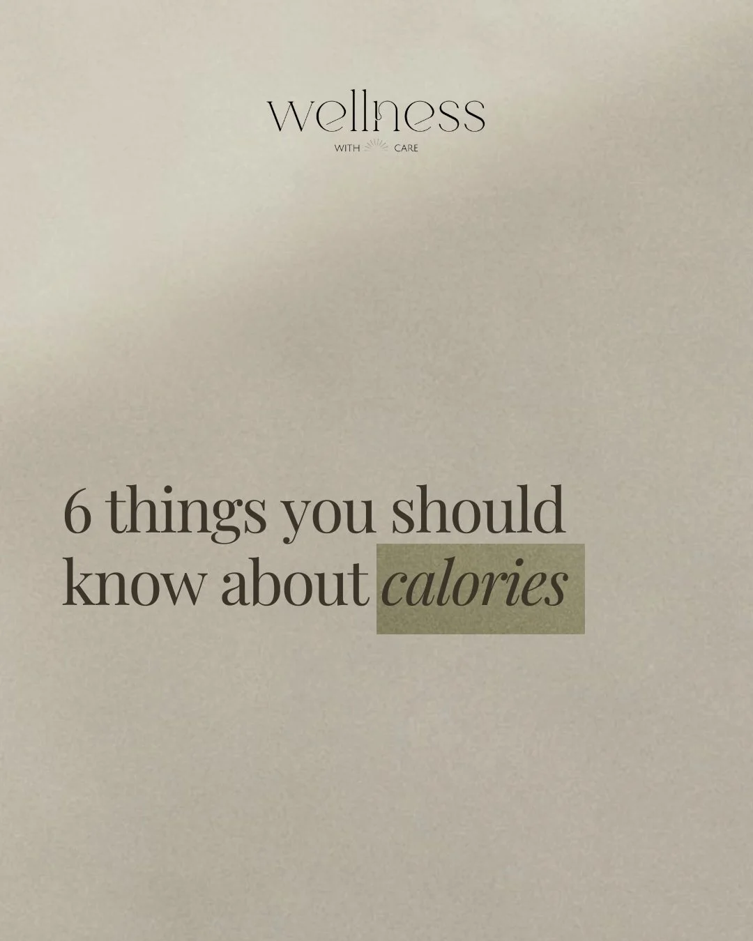Calories have become one of the most misunderstood parts of nutrition

They&rsquo;re often talked about like something to minimize,  when in reality calories are simply energy units. This is the same energy we use to think, digest food, support hormo