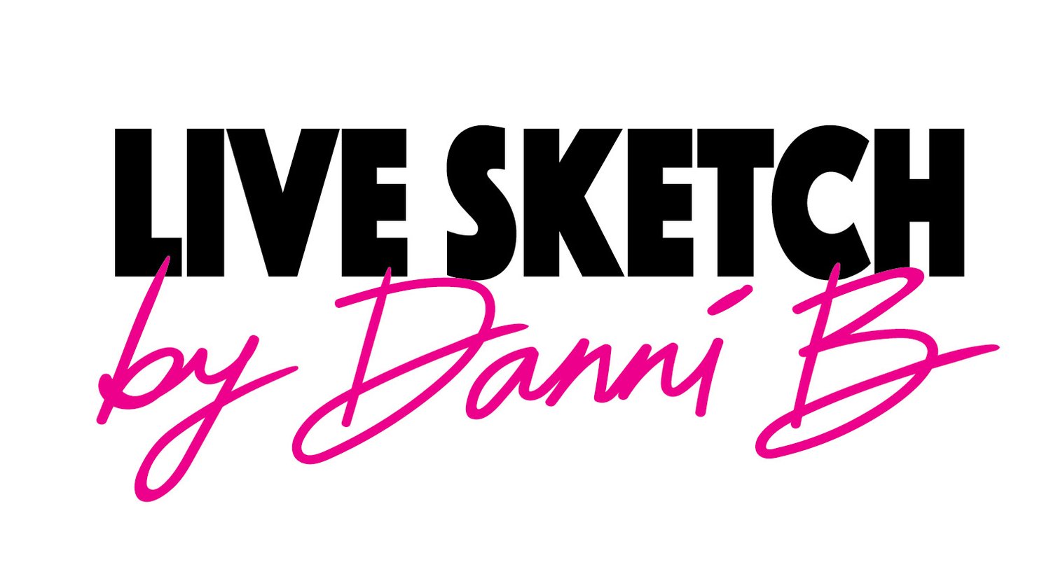 Live Sketch by Danni B / Fashion Illustrator / Live Illustrator / Live Artist / Events / Brand Activations / Guest Experiences / Weddings / Portraits 