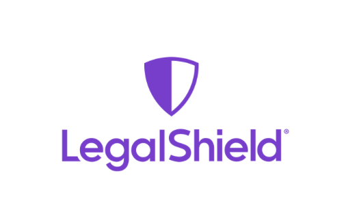 LegalShield logo with purple shield and text