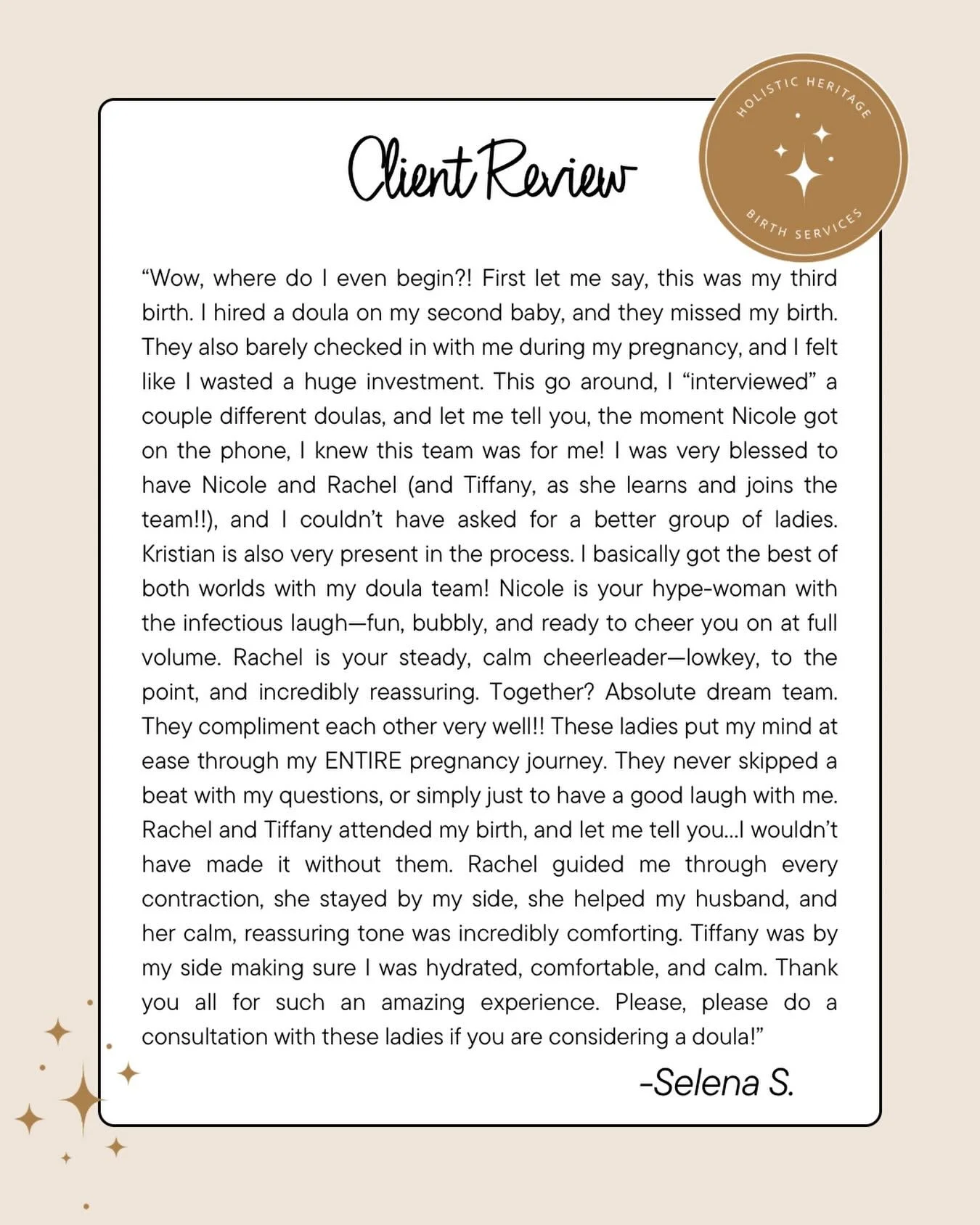 Our clients really know how to warm our hearts during these cold temps ❄️🥰&hearts;️