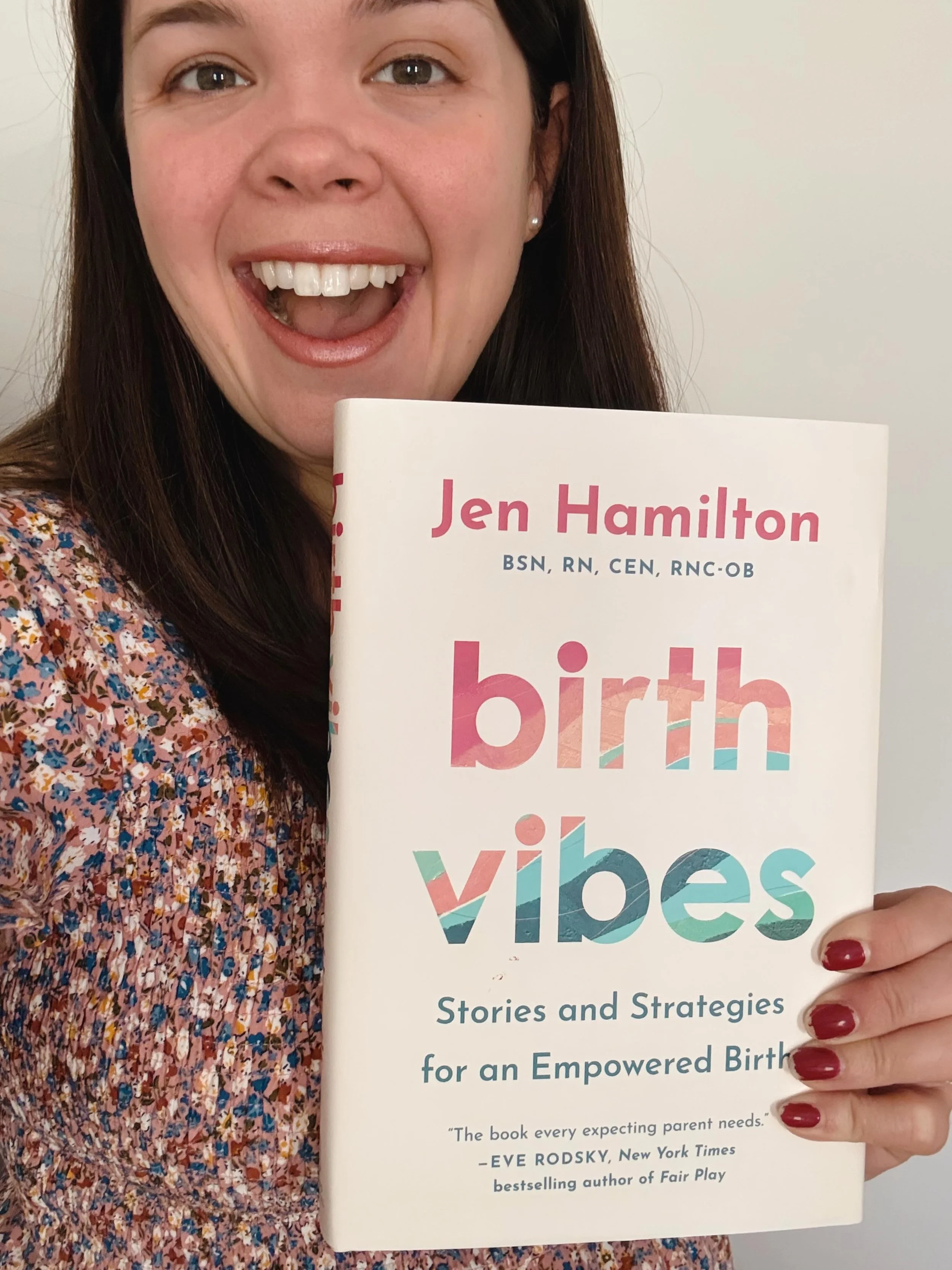 Absolutely thrilled to receive this long-awaited book in the mail written by local nurse @_jen_hamilton_ who I&rsquo;ve had the honor of working alongside in real life. Whenever I get to attend a client&rsquo;s birth where Jen is the nurse, I can con