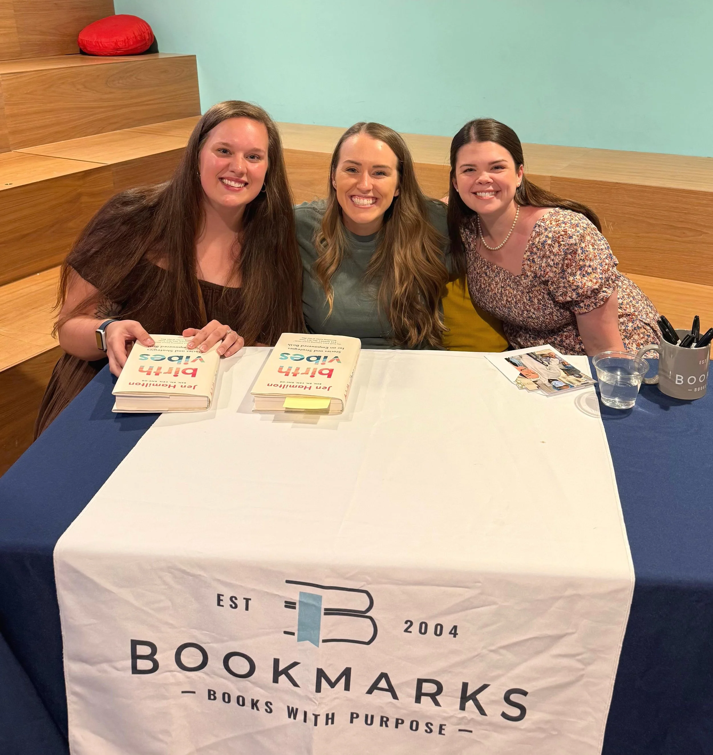 What a great evening at @bookmarksnc hearing L&amp;D nurse @_jen_hamilton_ talk about her new book (which is amazing, by the way!) in a room full of people who love birth. It&rsquo;s so fun to see someone I know personally publish a book. I can tell 