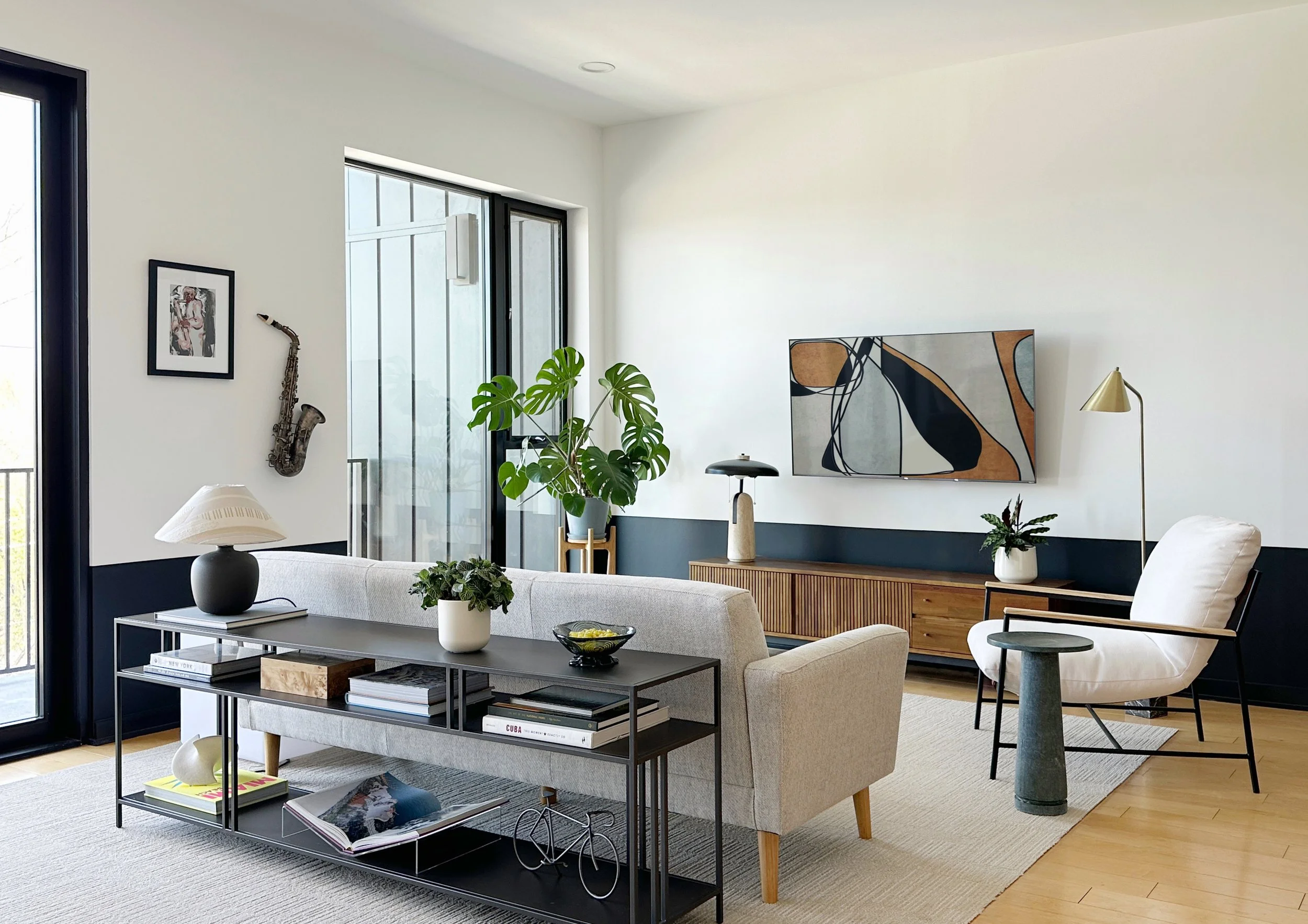 Condo Living Room – Co Interiors | Raleigh, NC Interior Design Studio