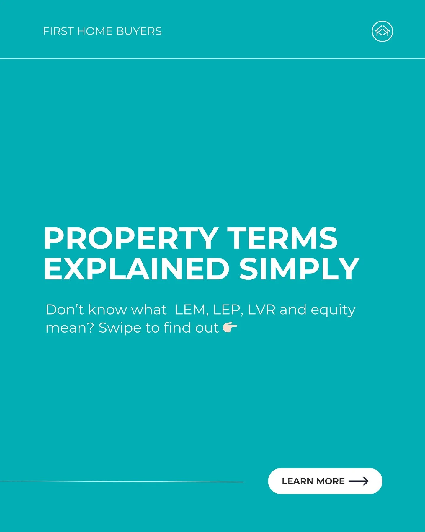 From LVR to LEP, consider this your first home buyer dictionary. 👉🏻&nbsp;🏡