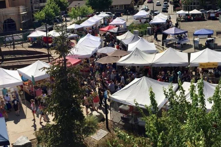Historic Folsom Farmers Market in Folsom, California