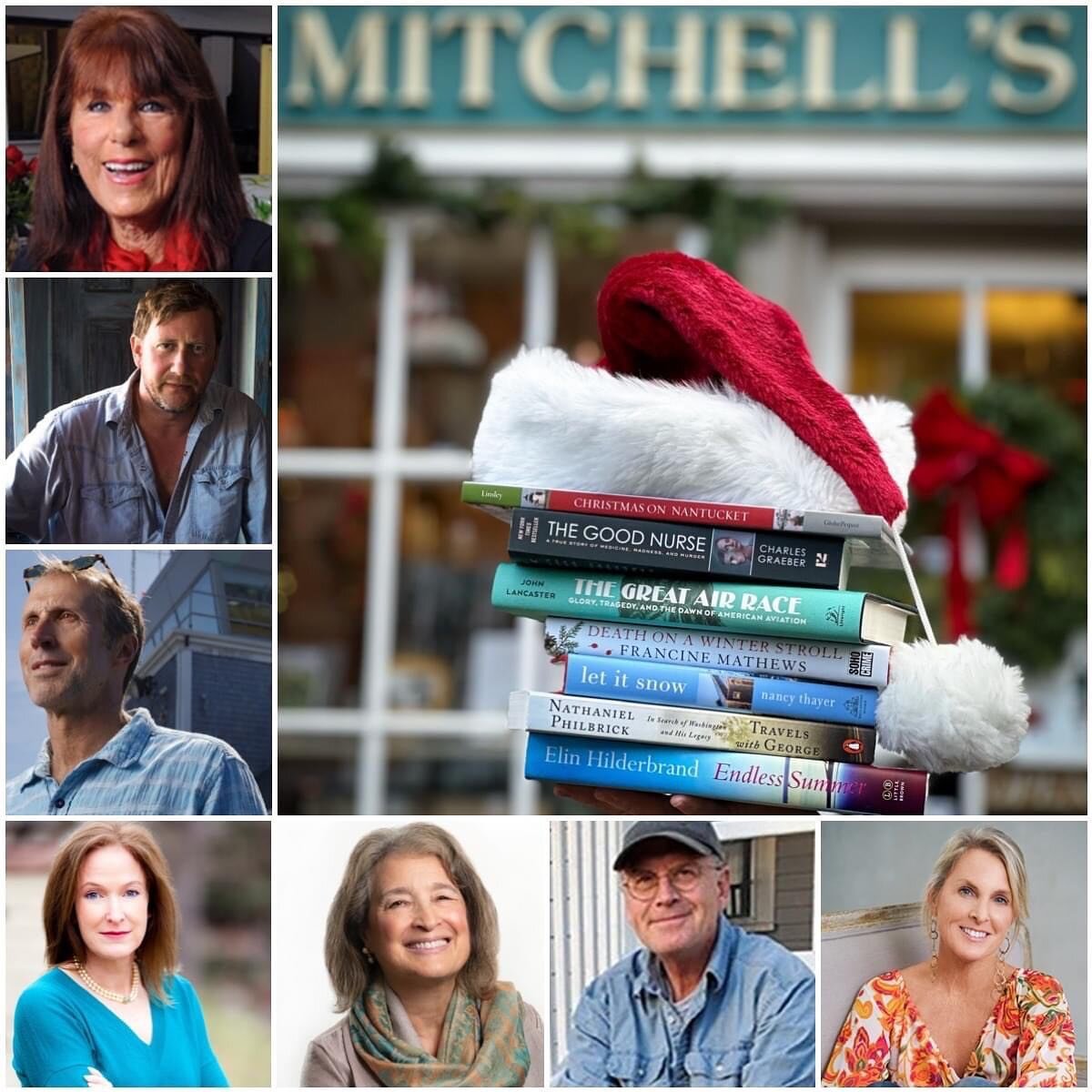 I'll be doing a book signing this coming weekend during the Nantucket Christmas Stroll with @nantucketbooks! Come see me for &quot;Stroll Signing Saturday&quot; on December 3rd going on all day from 10AM - 5:30PM at @mitchellsbookcorner. Here's the f