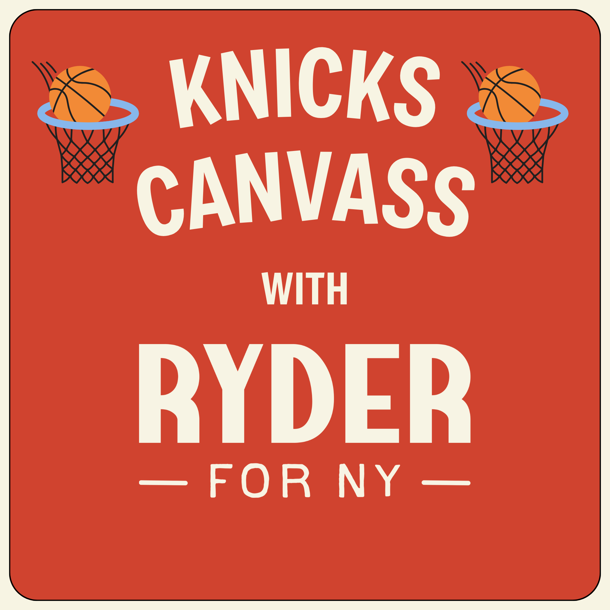 Knicks Watch Party &amp; Greenwich Village Canvass with Ryder for New York!