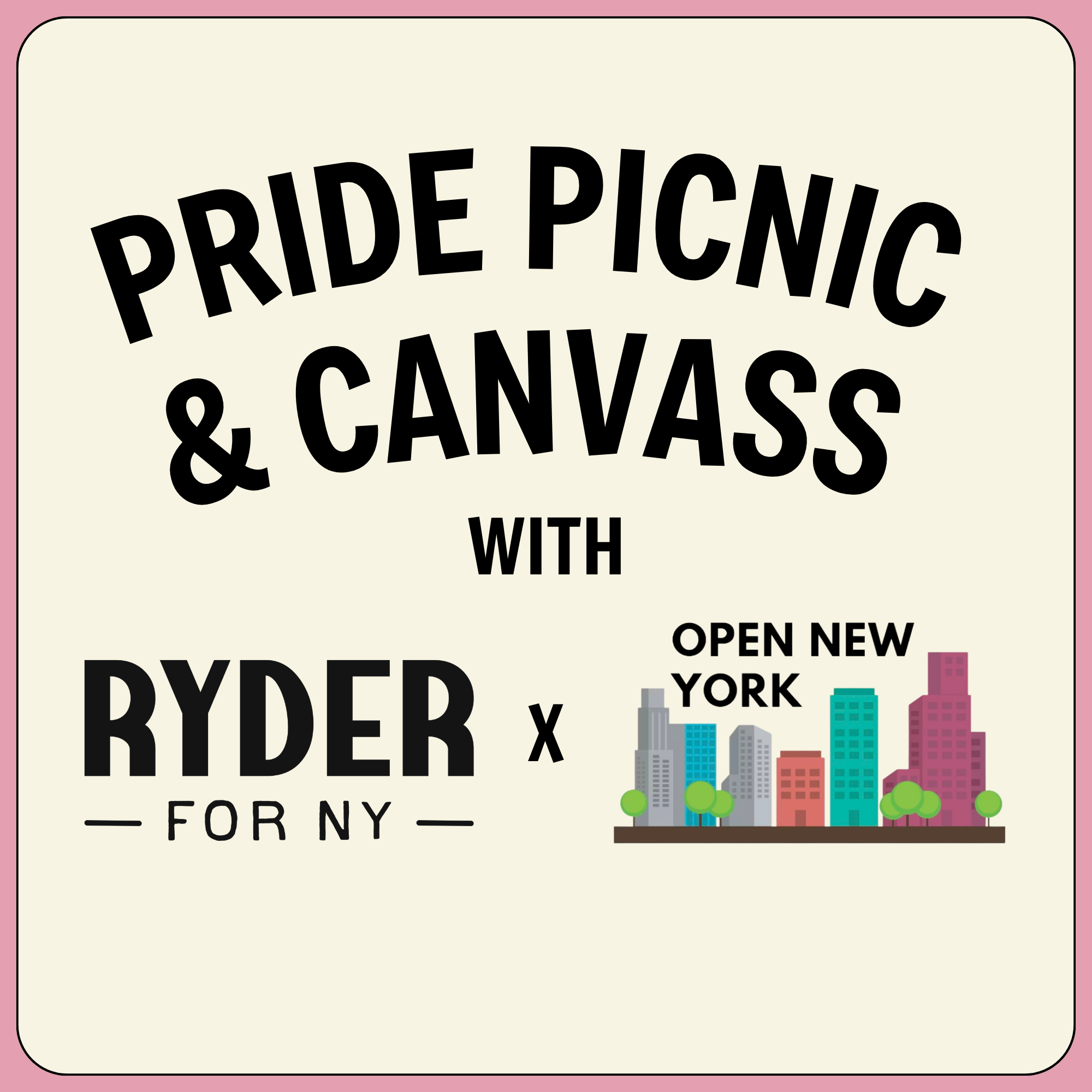 Open New York Pride Picnic Canvass for Ryder Kessler!
