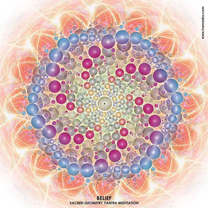 BELIEF Yantra Print