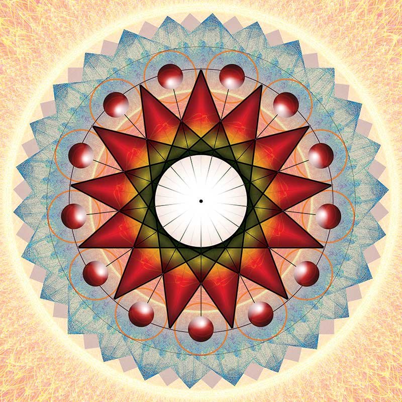 THE SPIRITUAL MASTER yantra print