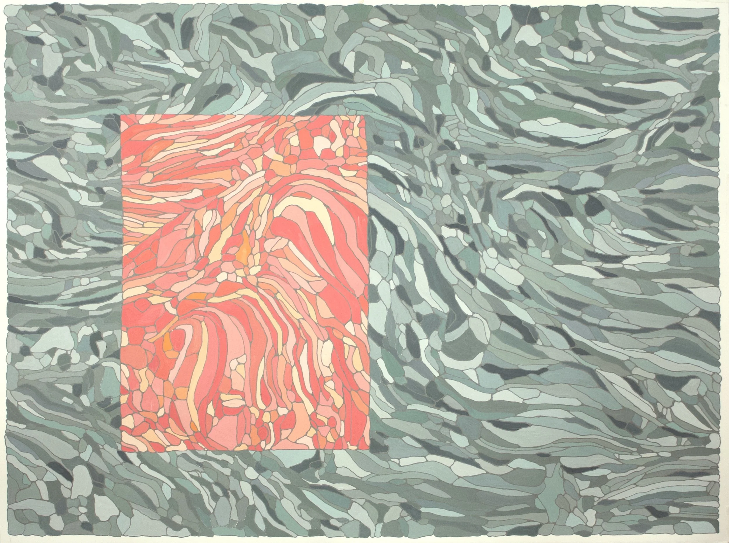 SOLD  Parfait, 2021 • 
22" x 30" • 
Gouache and acrylic on paper 