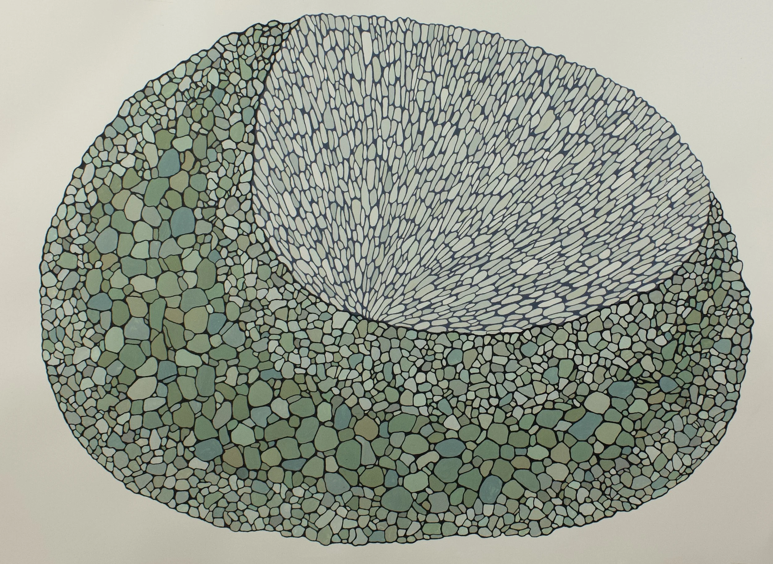 The Weight of Rocks, 2021
22" x 30"
Gouache and acrylic on paper
$1300