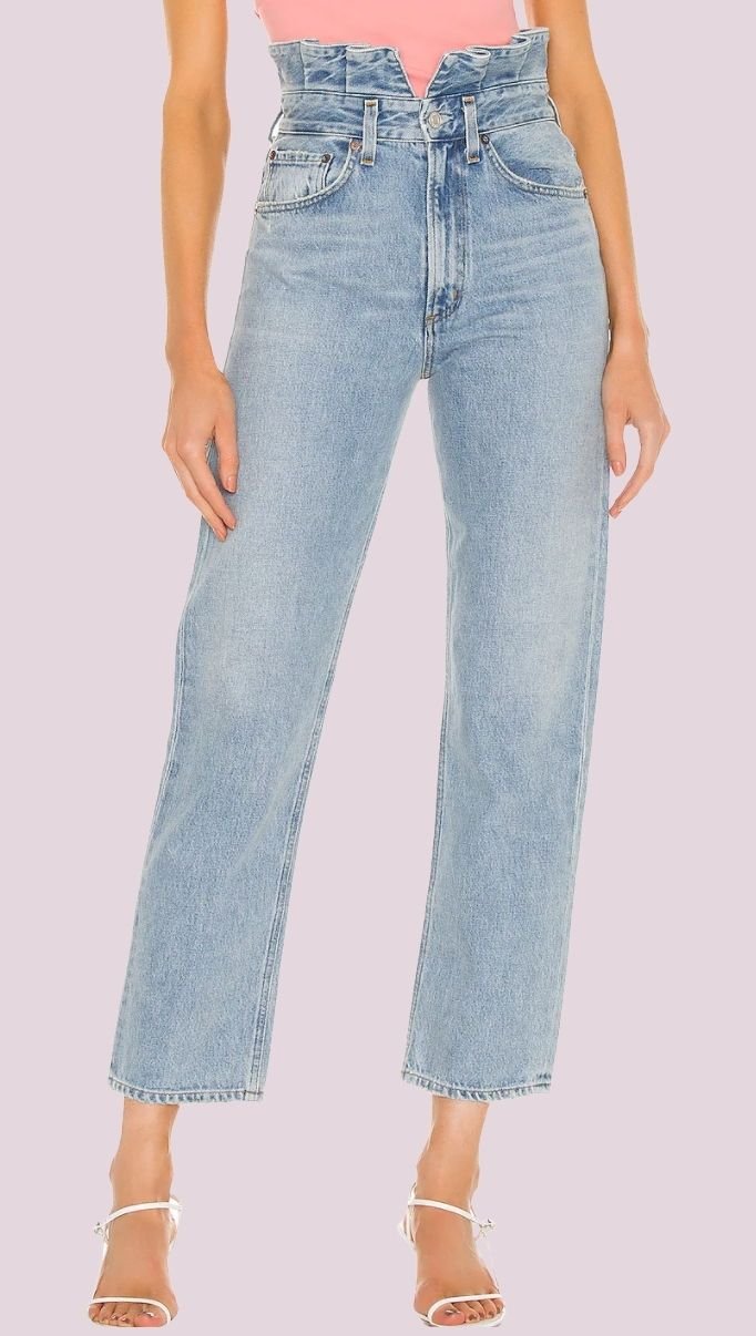 AGOLDE 90s Ruffle Jeans