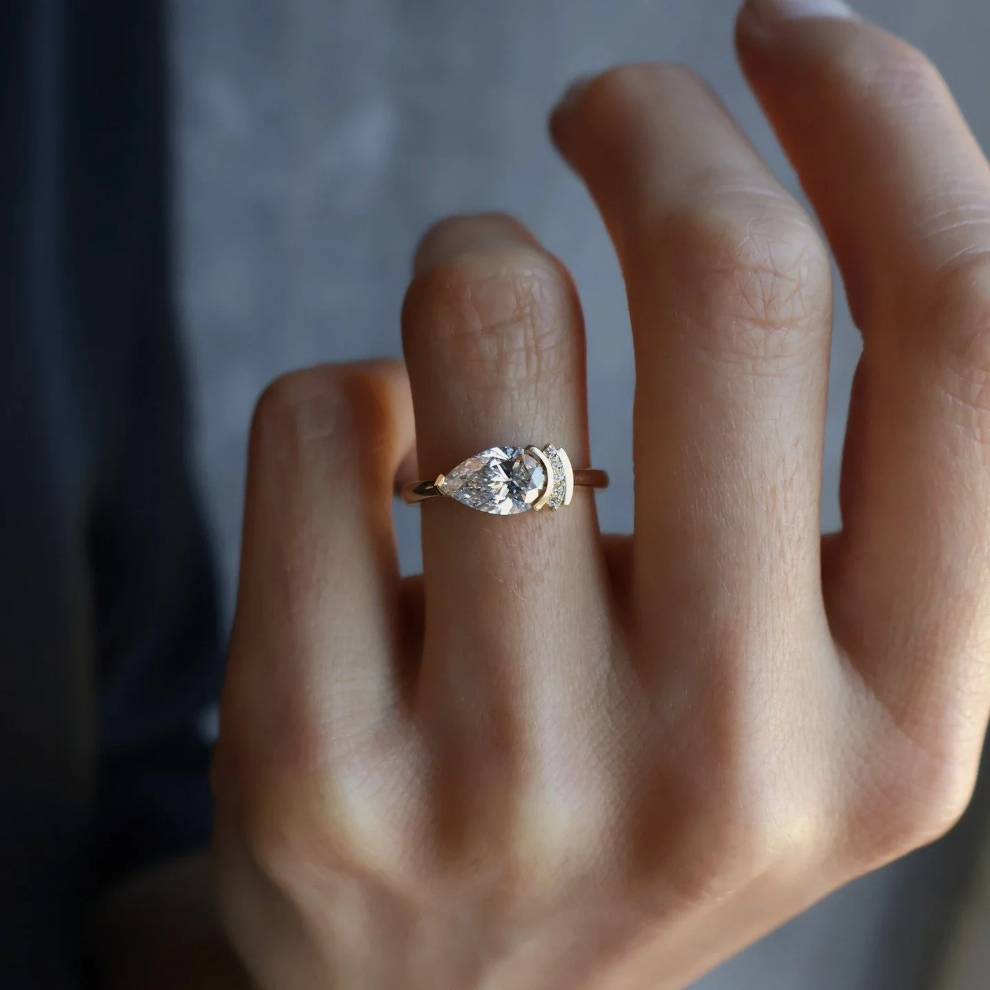 The Modern Art Deco Ring in 18ct Yellow Gold with Lab Diamonds 💍 

I created this design long before Set Together Jewellery existed, and since then I&rsquo;ve made variations in platinum and white gold using different centre stones.

Out of the hund