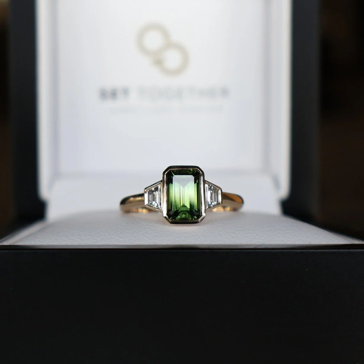 The latest custom-made ring, recently finished for a surprise engagement 💍

This ring was designed remotely for a client based on the Gold Coast, QLD.

He saw our stock emerald-cut lab diamond engagement ring and decided to customise it using a gree