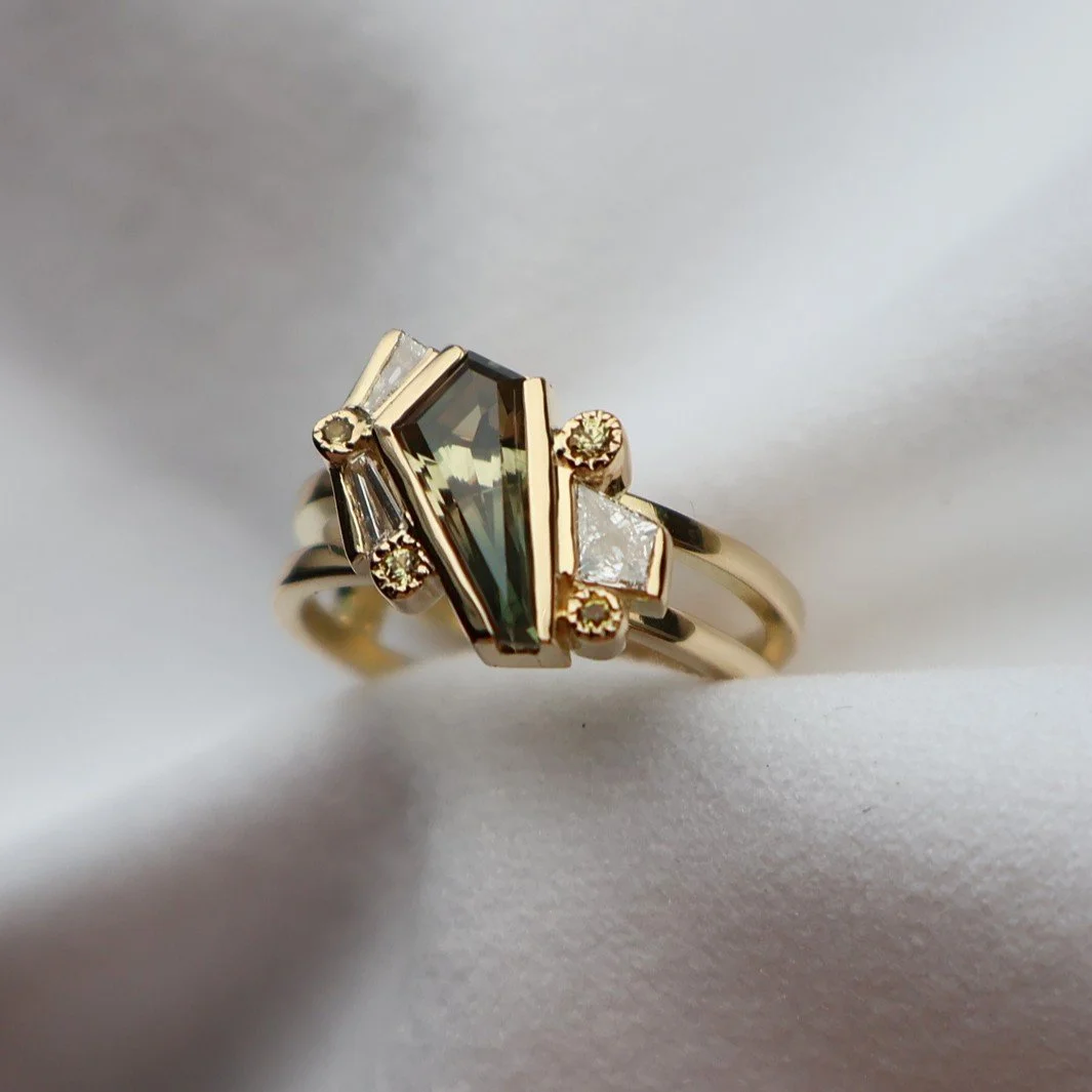 Ring Styles Gallery | Freeform & Asymmetric Sapphire Rings