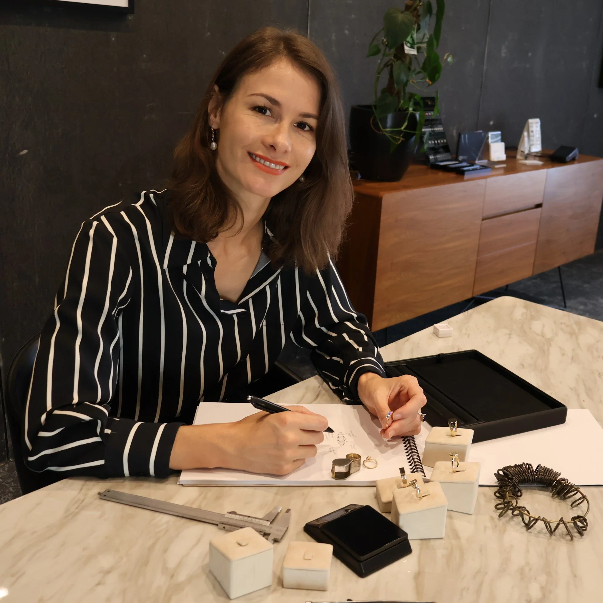Remote high end jewellery designer Lisa Clune