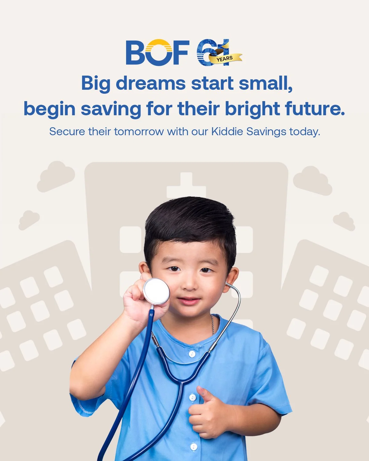 Happy National Children's Day! let every giggle and milestone be backed by the gift of financial readiness. Start building their future with BOF Kiddie Savings, while they&rsquo;re still little and learning.

#BOF

BOF, Inc. (A Rural Bank) is regulat