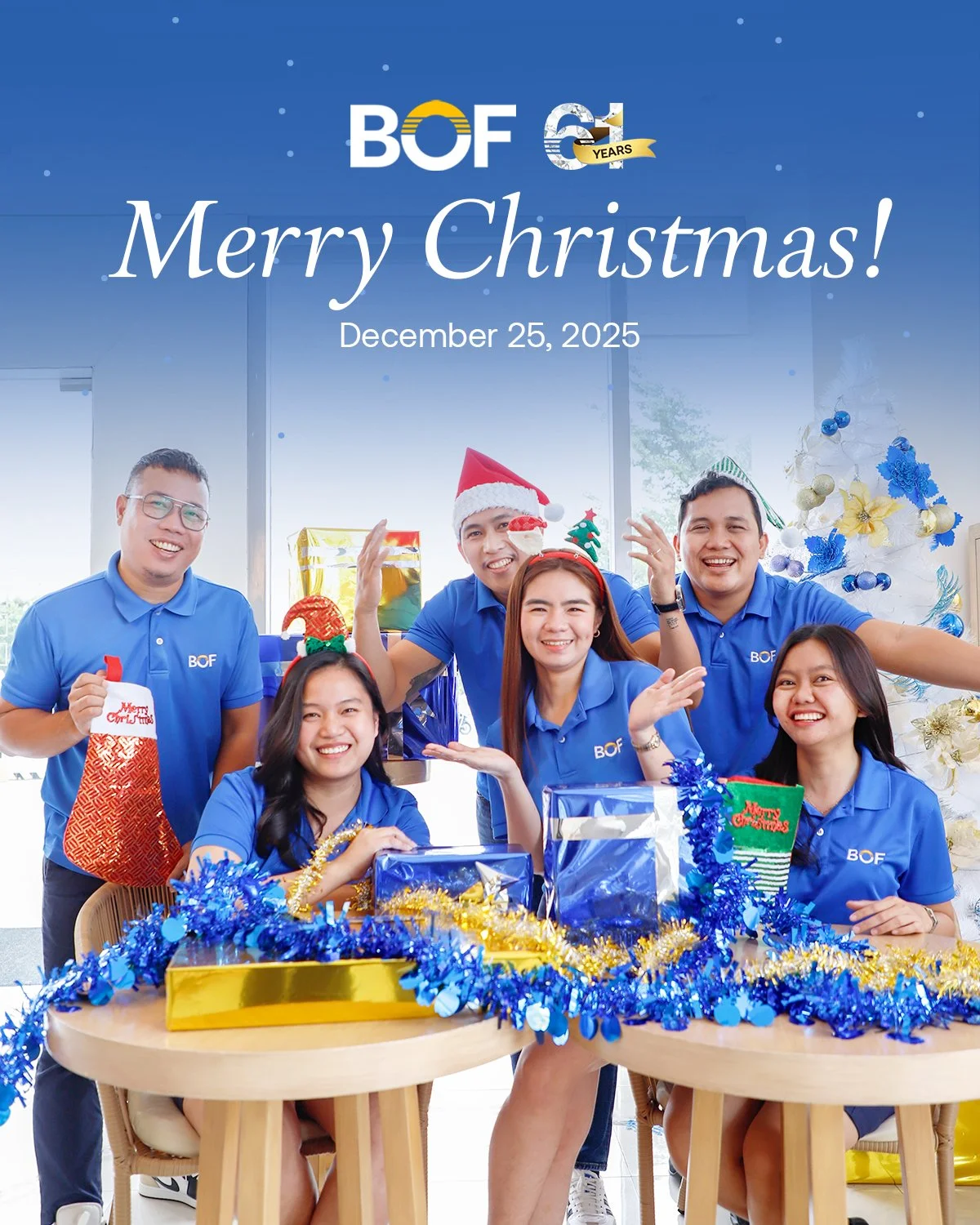 Wishing you and your loved ones a Christmas filled with love, laughter, and lasting joy, and may the season bring warmth to your heart and peace to your days.

Merry Christmas from your BOF family!

#BOF

BOF, Inc. (A Rural Bank) is regulated by the 