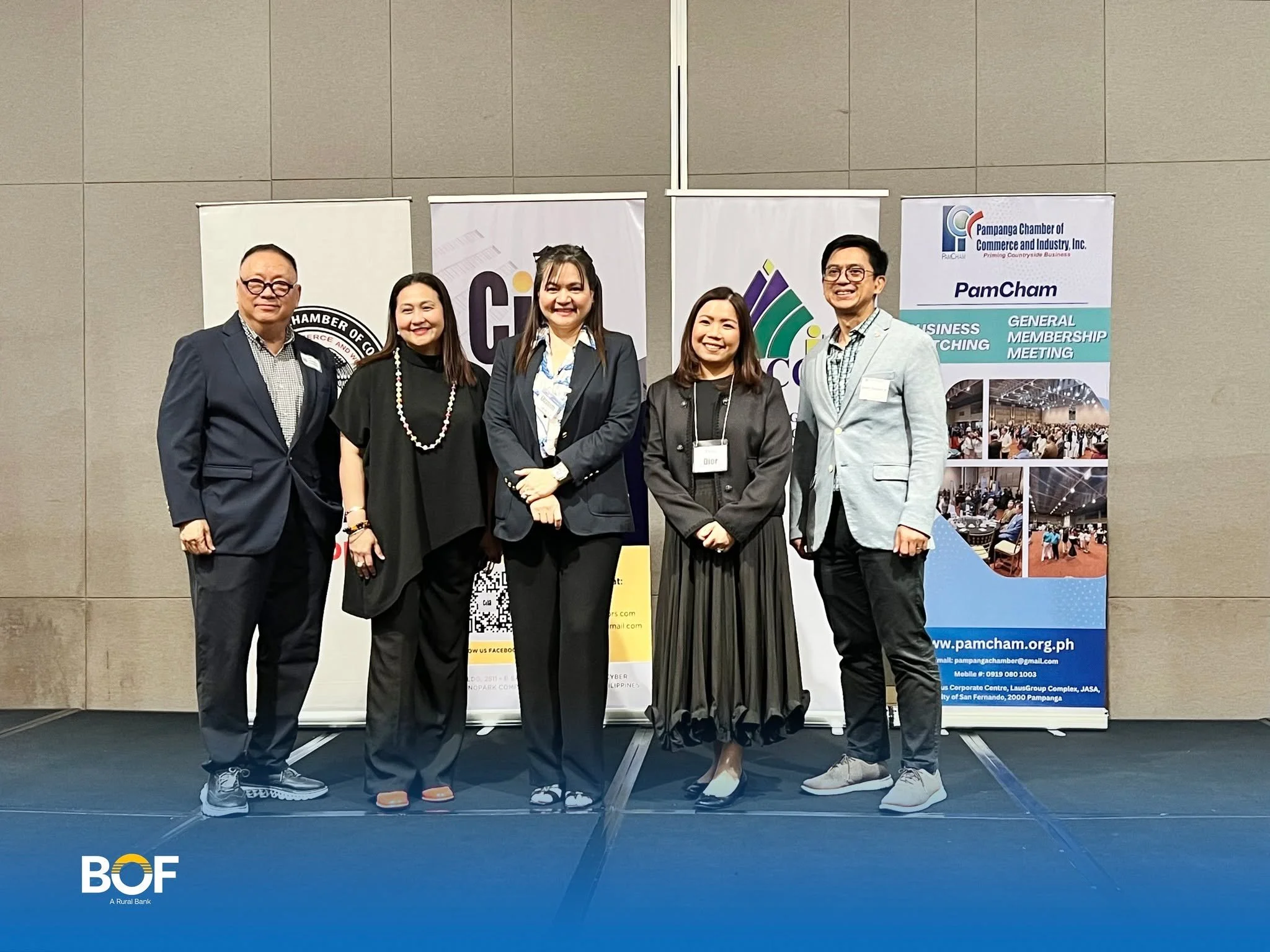 Great conversations, stronger connections. 

BOF Officers and Managers joined fellow business leaders at the 2026 Joint Kick-Off Mixer, hosted by AmCham North Luzon, CiLA, HARP, MACCII, and PamCham, on January 29, at the Hilton Clark Sun Valley Resor