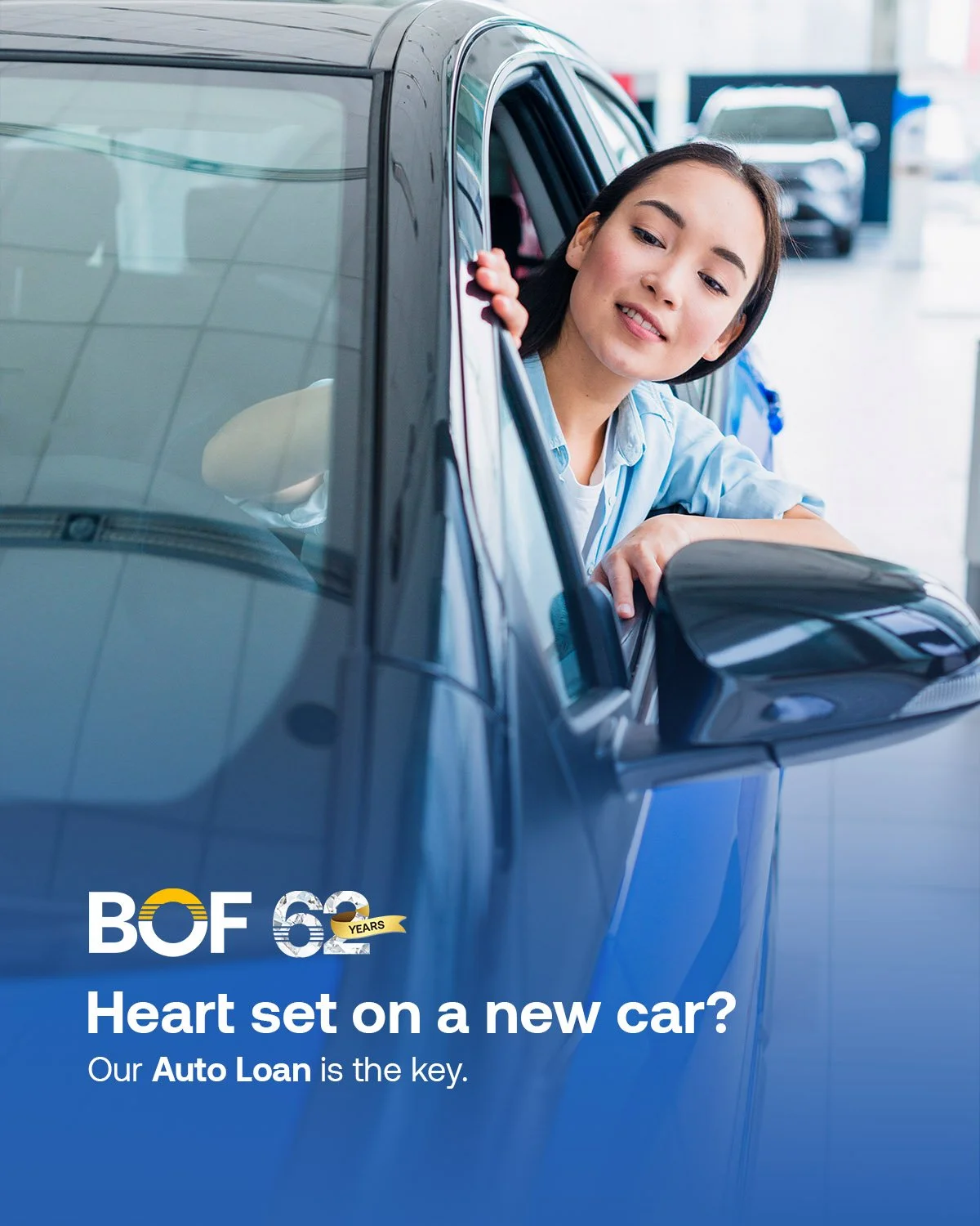 From heart to highway, make this month unforgettable with your dream car. 

Apply for an Auto Loan today at your nearest BOF branch!

https://bof.com.ph/loans

#BOF

BOF, Inc. (A Rural Bank) is regulated by the Bangko Sentral ng Pilipinas (www.bsp.go
