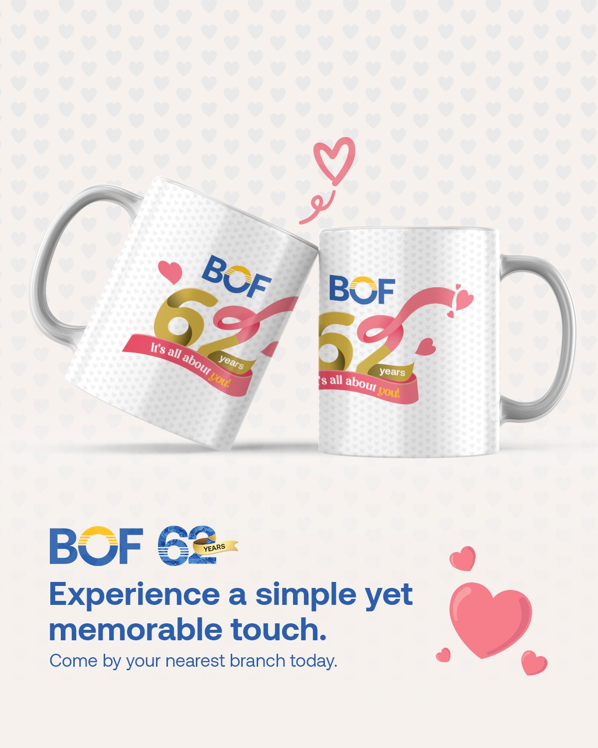 Last chance! Go to your nearest branch and experience smooth, stress-free banking, where every visit feels easy, personal, and made just for you.

https://bof.com.ph/branches

#BOF

BOF, Inc. (A Rural Bank) is regulated by the Bangko Sentral ng Pilip