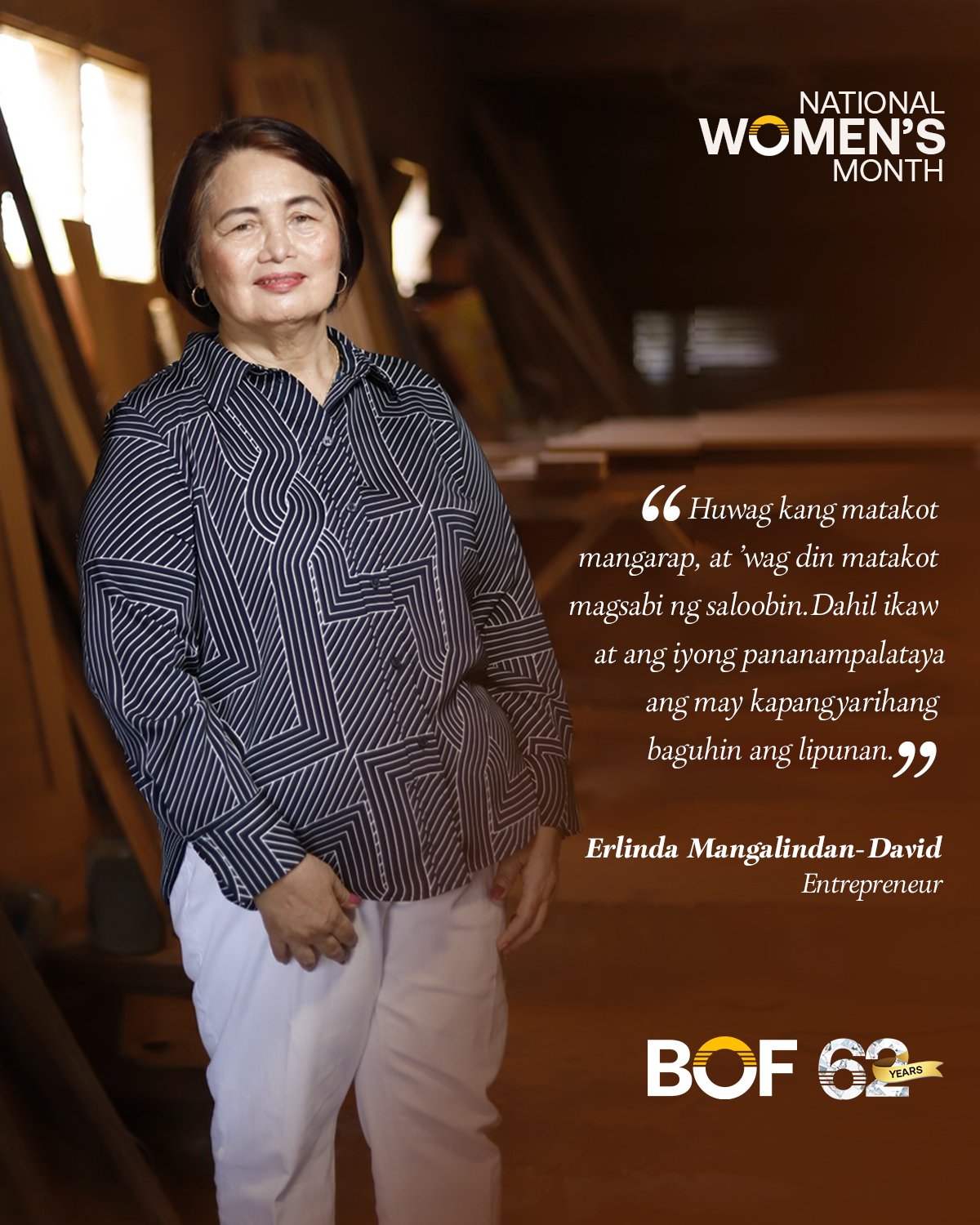 &ldquo;Don't be afraid to dream, and don't be afraid to speak up. Because you and your faith have the power to spark change in society.&rdquo; 

Women&rsquo;s stories take many forms. Some are written in boardrooms, while others are shaped through th