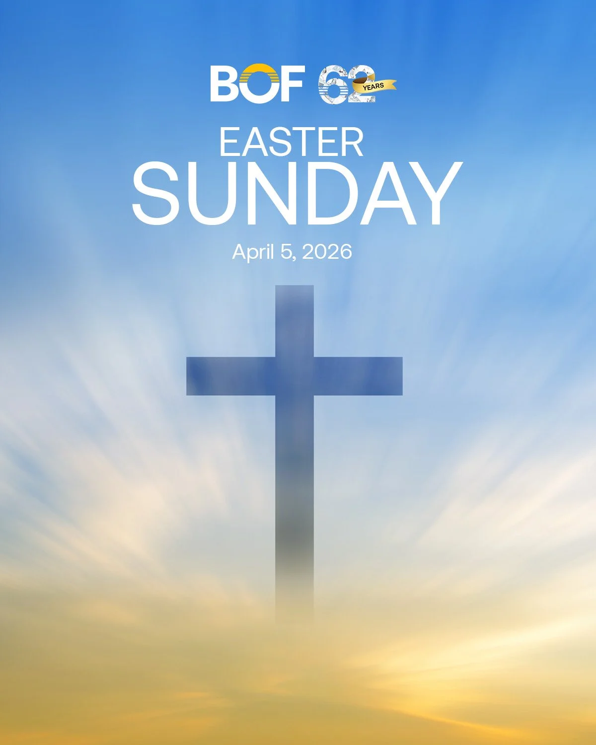 Rejoice in the miracle of Easter, where hope and life are renewed. Every challenge gives way to new opportunities, and every heart can be reborn in faith. Today is a day of bright beginnings!

https://bof.com.ph 

#BOF

BOF, Inc. (A Rural Bank) is re