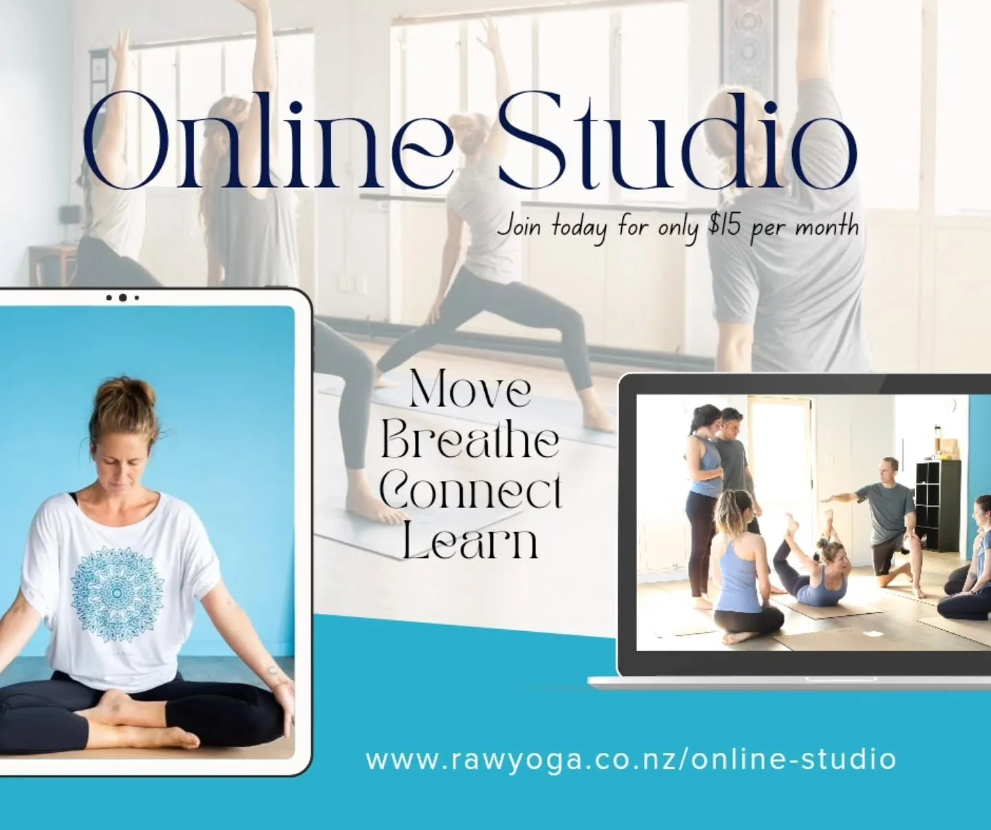 ✨ Raw Online Studio is here! ✨

I&rsquo;m so excited to share this new online space with you 

New weekly classes &mdash; all pre-recorded so you can practice anytime, anywhere.

As a member, you&rsquo;ll also be invited to our WhatsApp community, wh
